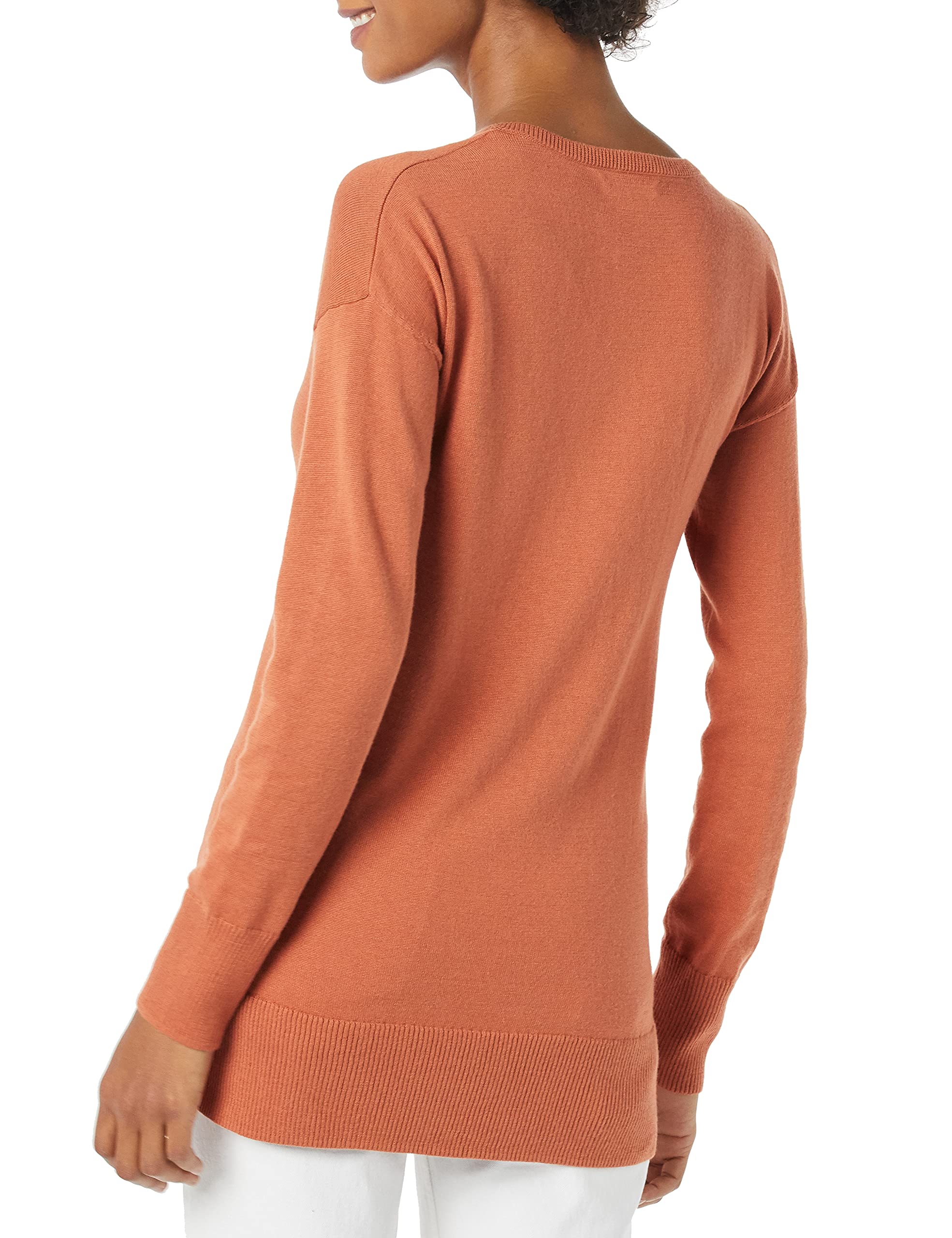 Amazon Essentials Maglione A Tunica Leggero A Maniche Lunghe Con Scollo A v (Disponibile In Taglie Forti) Donna