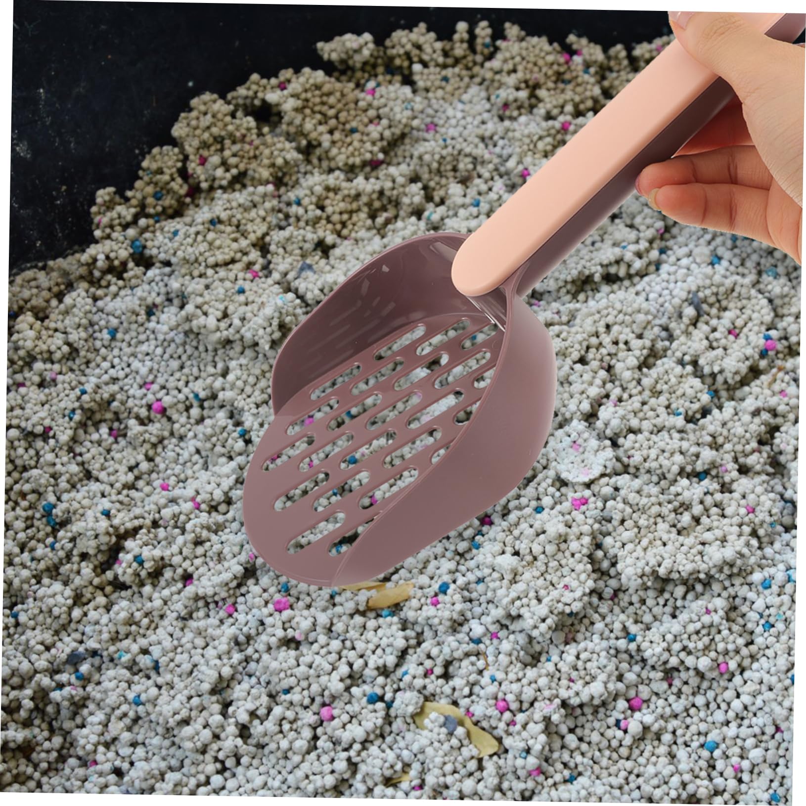 Garneck 1 Set Cat Litter Scoop Suit Scooper Pet Portable Shovel - Self Sifting Litter Scoop Handheld Cats Extendable Cat Litter Scoop Cat Litter Cleaner Metal Cat Litter Scoop Plastic