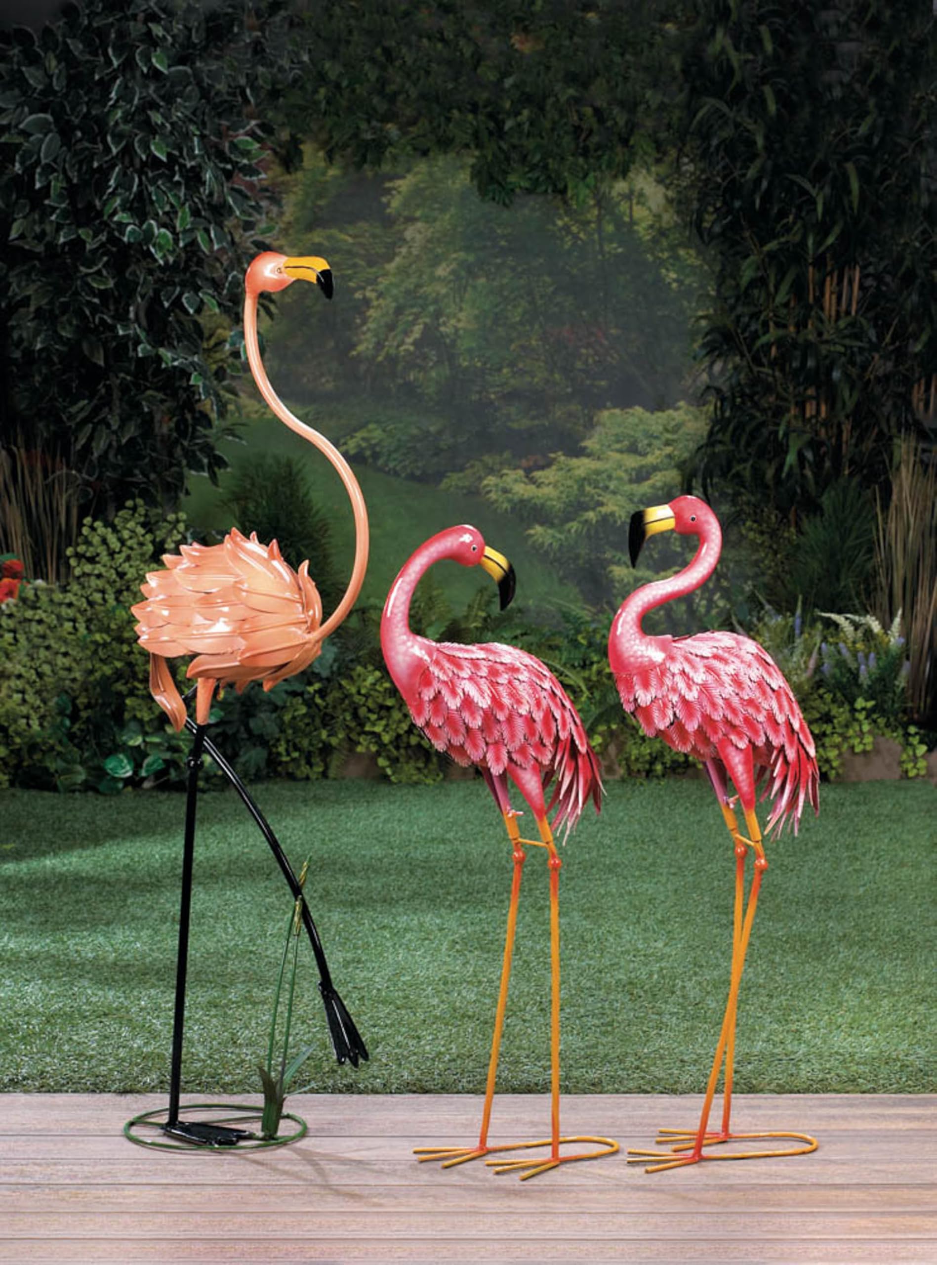 Unbekannt Flamingo Garden Motivservietten – 20 Stück, 33x33 Cm, Für Party & Deko