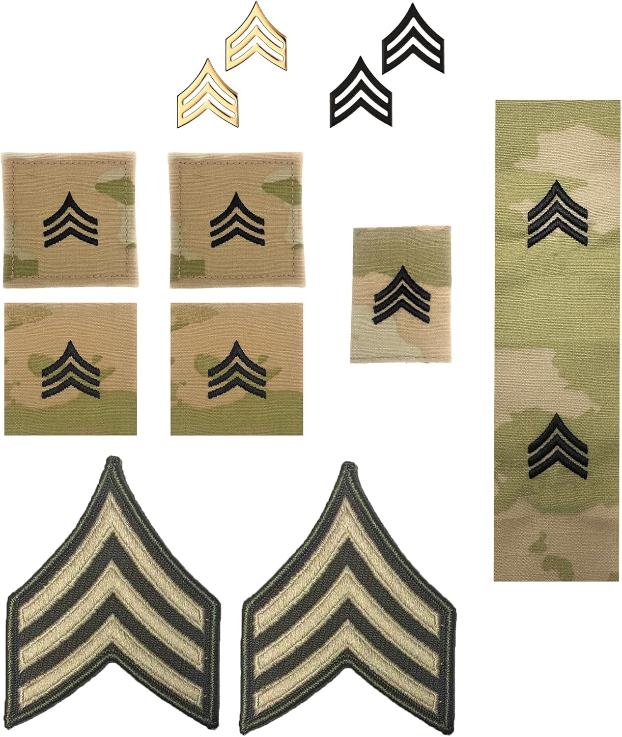 U.S. Army Sergeant AGSU Rank (E-5) (MALE) Bundle For all your Uniforms