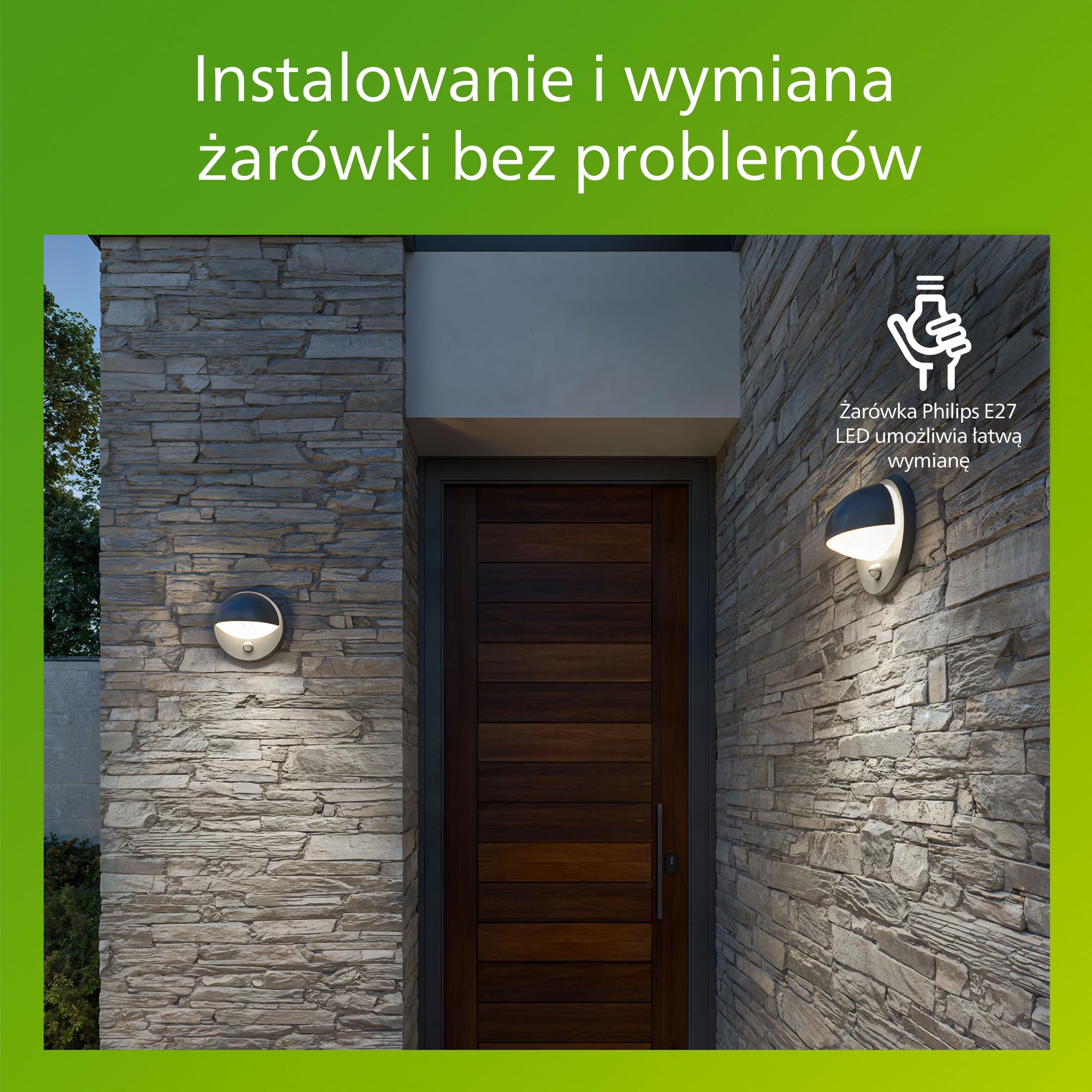Philips myGarden Kinkiet Czerwiec antracytowy