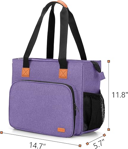 Miniatura 7 de LUXJA Estuche de transporte para almohadilla de luz A4 y accesorios de pintura de diamante, bolsa de almacenamiento para herramientas de pintura de