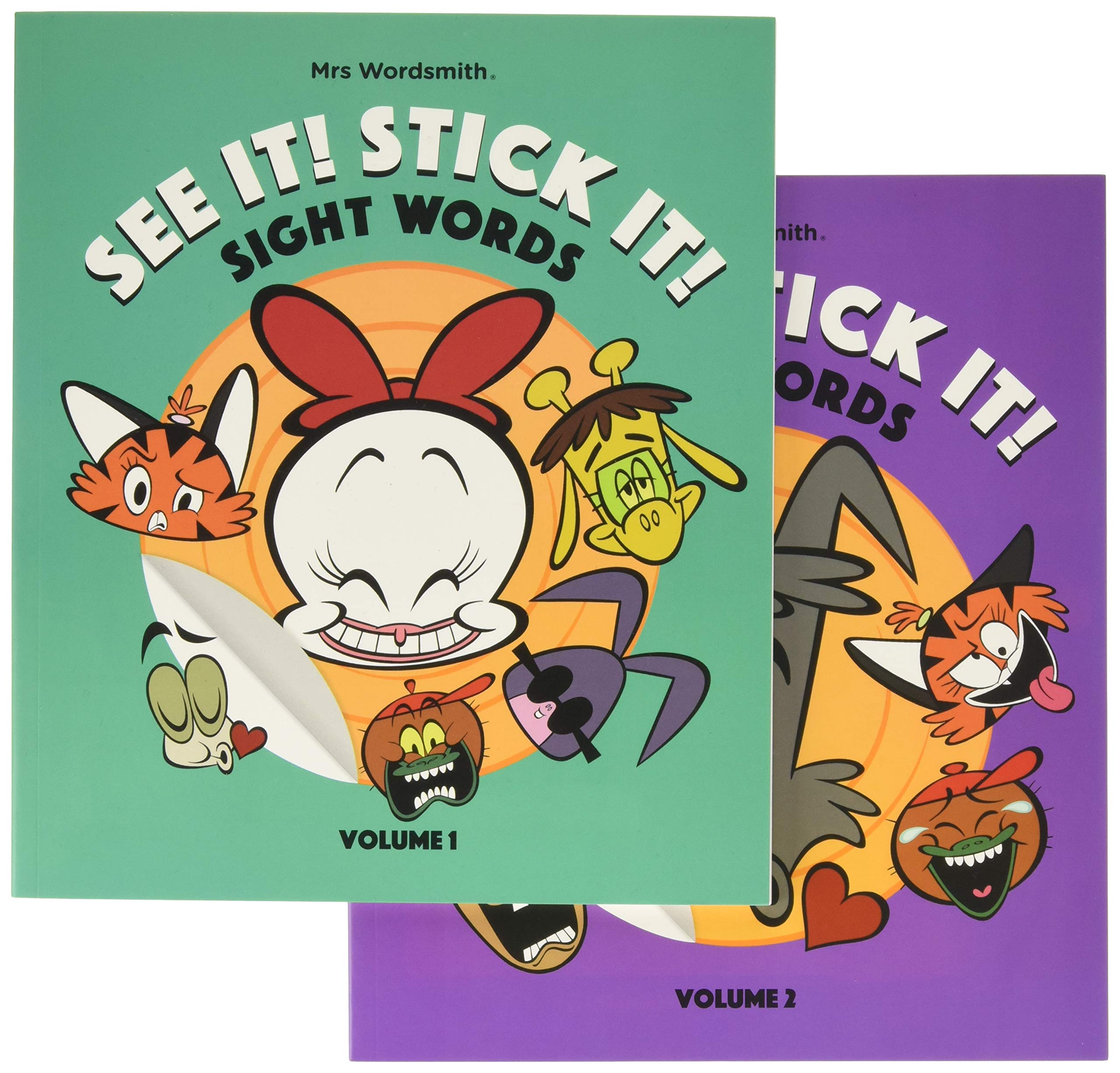 SEE IT STICK IT SIGHT WORDS VOL 1 2 (MRS WORDSMITH VERSION 2)