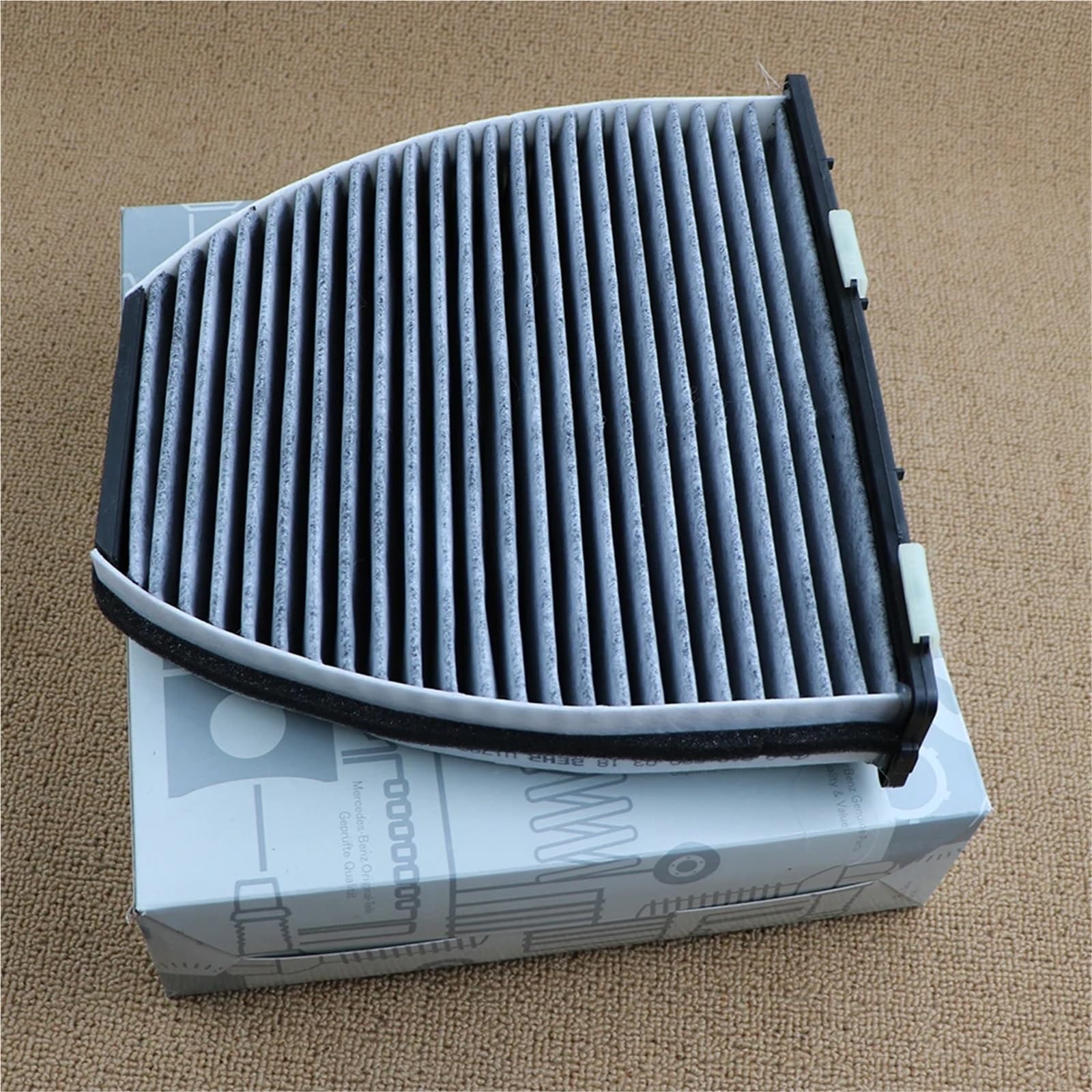 Filtr kabinowy Filtr powietrza kabinowy z węglem aktywnym, pasujący do Mercedesa-Benz klasy C W204, S204, C204, CLS C218, 2128300118, 2128300318