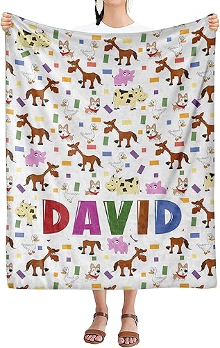 Miniatura 24 de Manta personalizada para niños, niñas, niños, bebé, regalo de familia, amigos, familiares para cumpleaños, día del niño, Navidad, manta con diseño