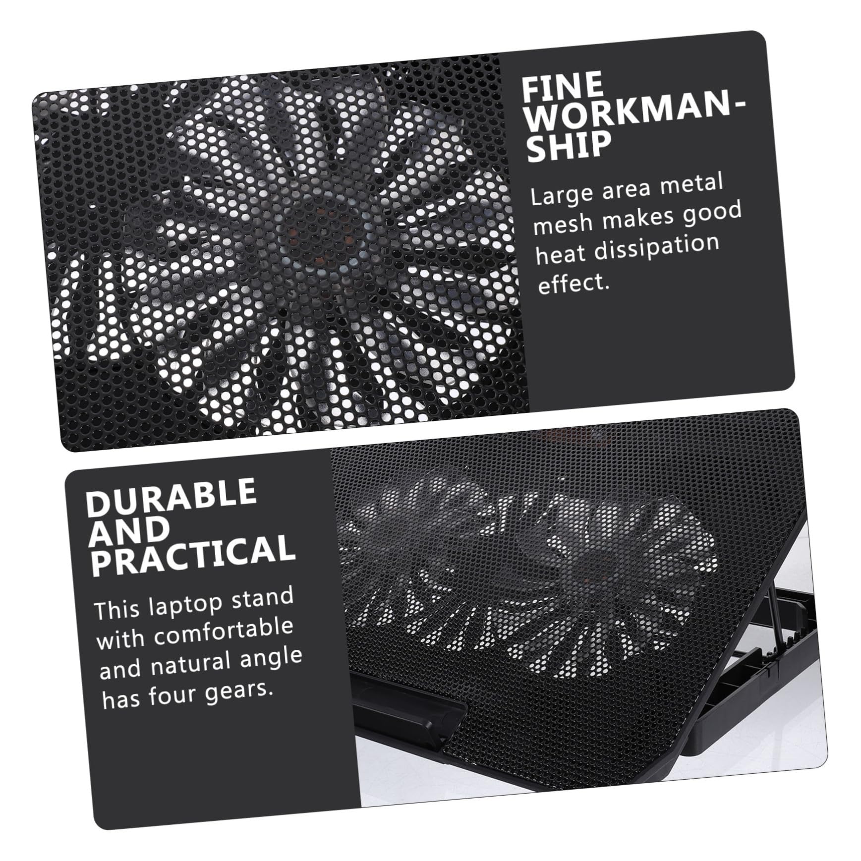 Hemobllo Radiador De Portátil para Computadoras De Refrigerador USB para Portátil Base Refrigeradora para Soporte para para Gaming y Trabajo Intensivo