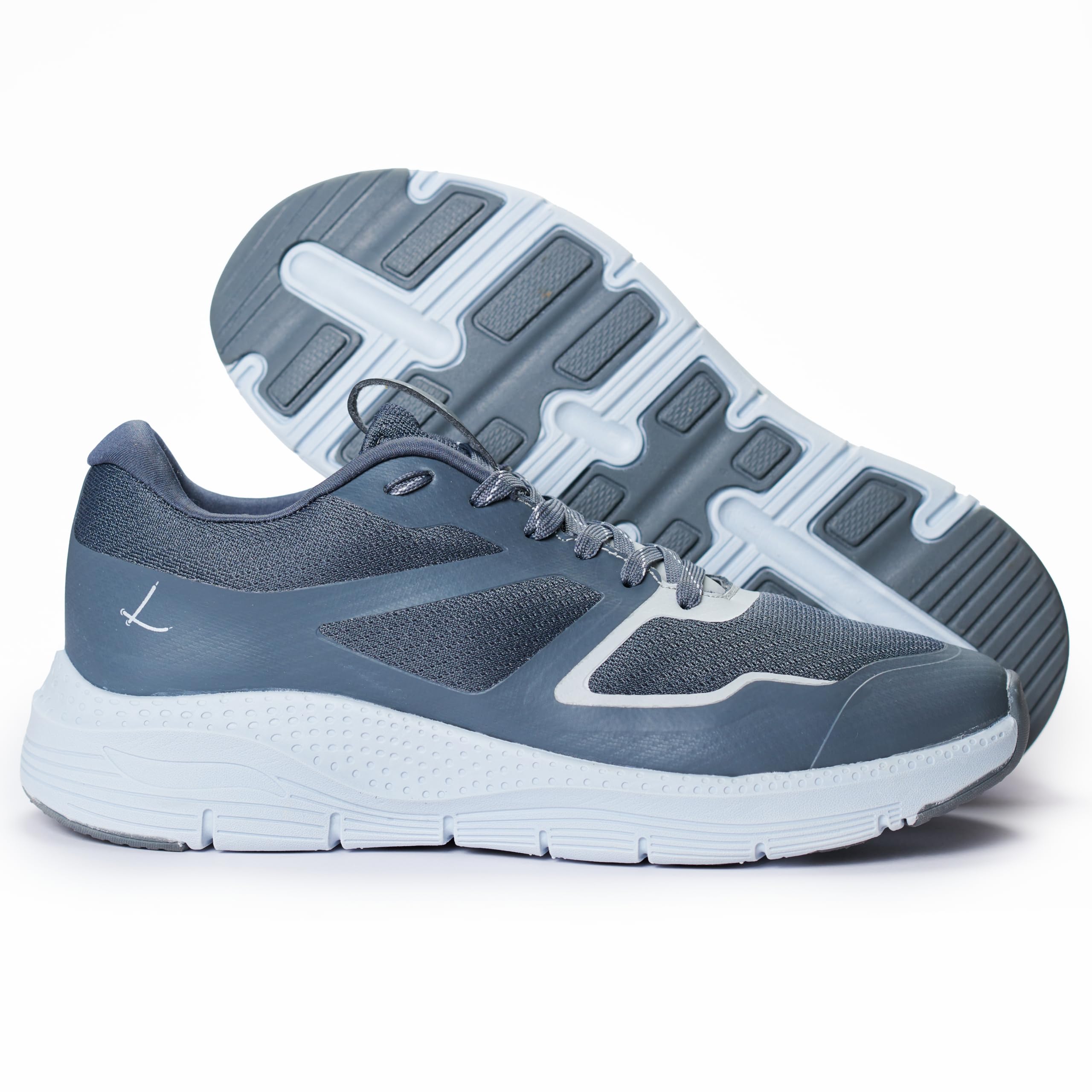 LaceOn Mens Lightweight Stylish Lace-Up Running Shoes Grey 6 (B0CJ5FVY6C) Amazon Price History, Amazon Price Tracker