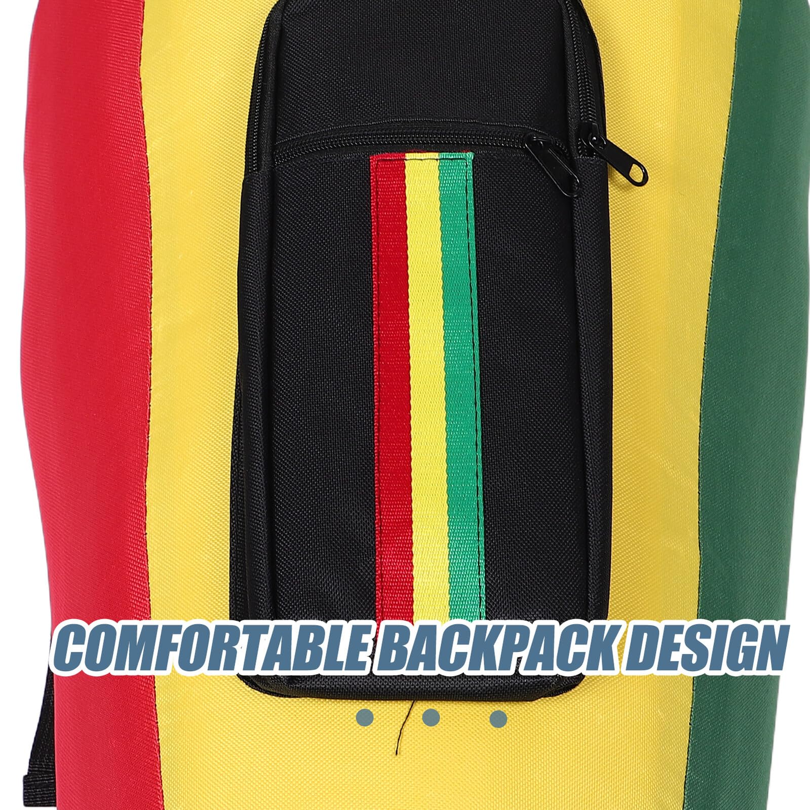 GALPADA Bolsa para Djembé Acolchada de 10 Pulgadas, Mochila para Instrumentos de Percusión con Correas Dobles, Tela Engrosada Resistente al Agua para Transporte y Protección