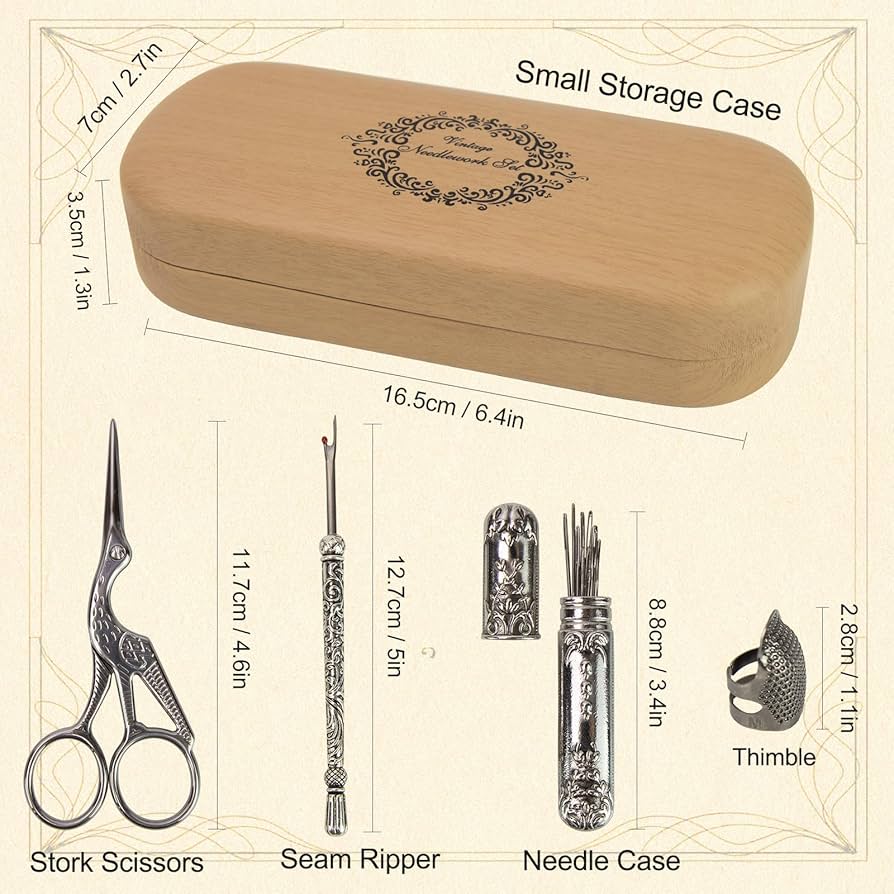 vintage atelier Amazon.com: Vintage Embroidery Scissors Kit, Fancy