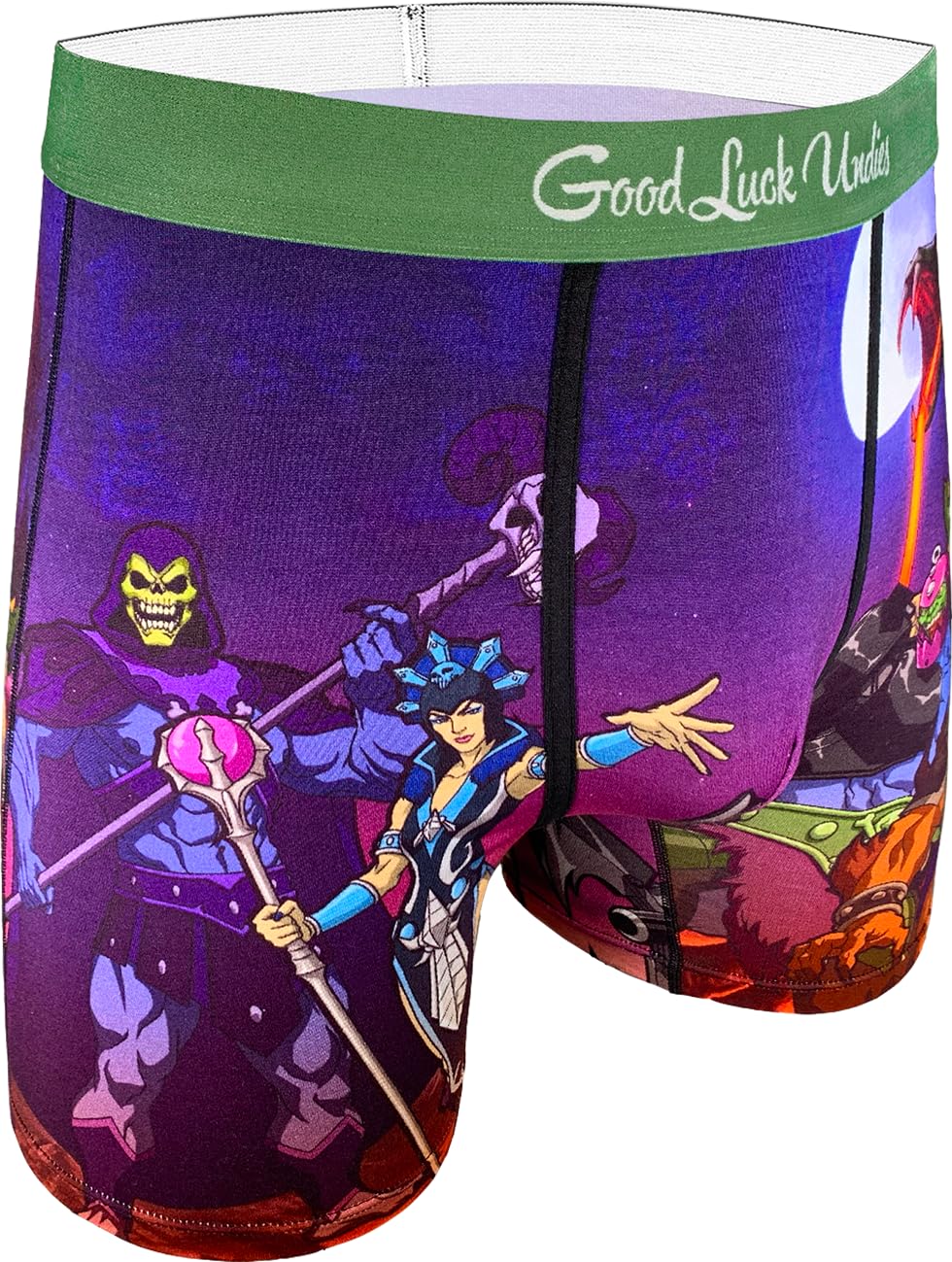 Good Luck Undies Men's Masters of the Universe Boxer Brief Underwear, Masters of the Universe, Villains, S