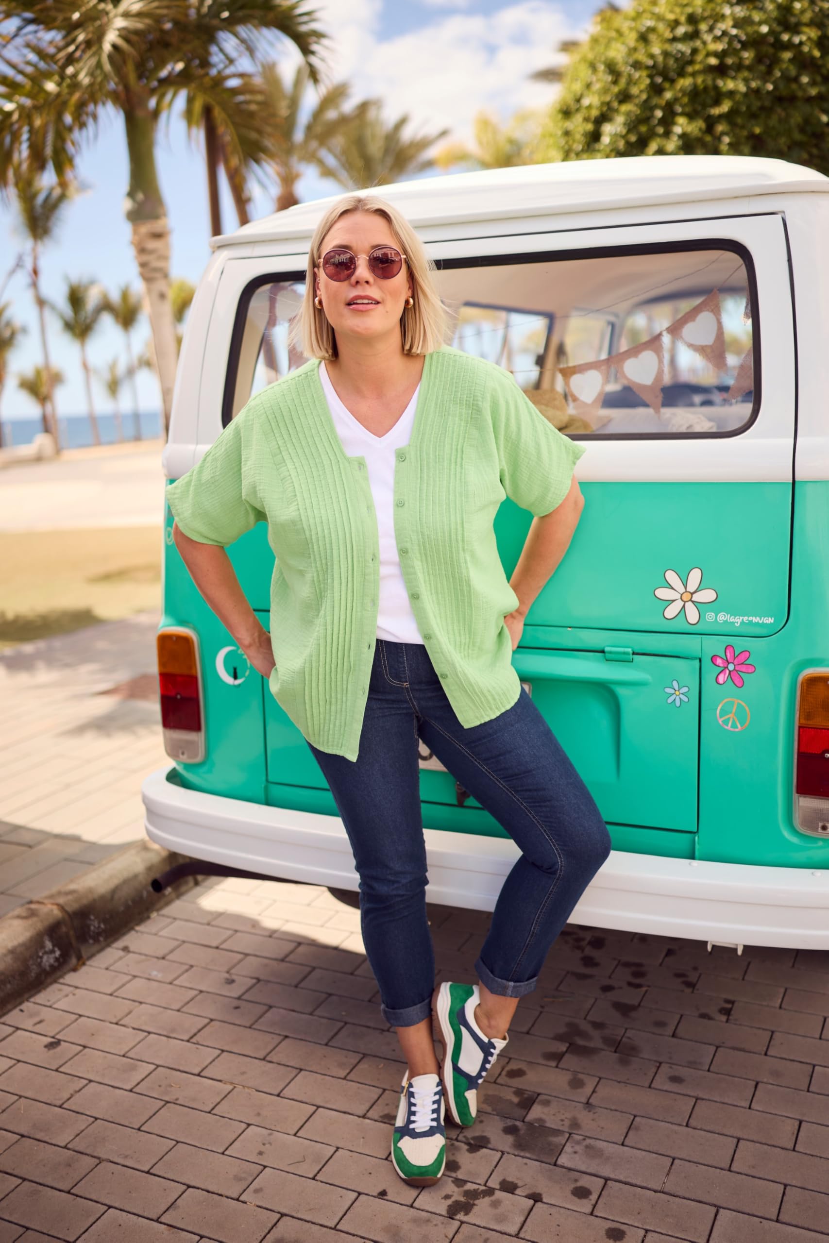 Ulla Popken Koszulka Kobiety Koszulka basic-v-shirt (1 w zestawie)
