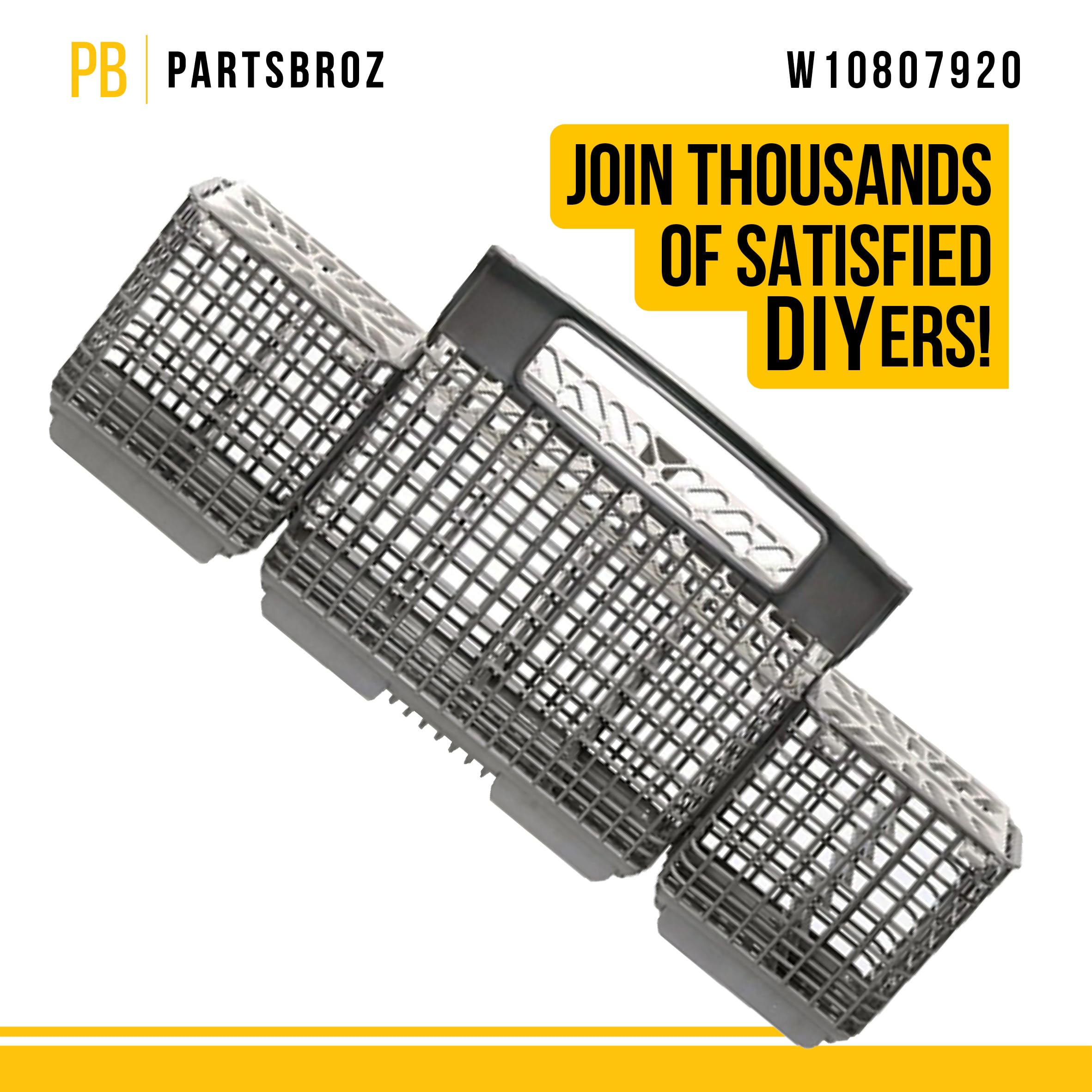 Amazon.com: PartsBroz W10807920 Silverware Basket - Compatible