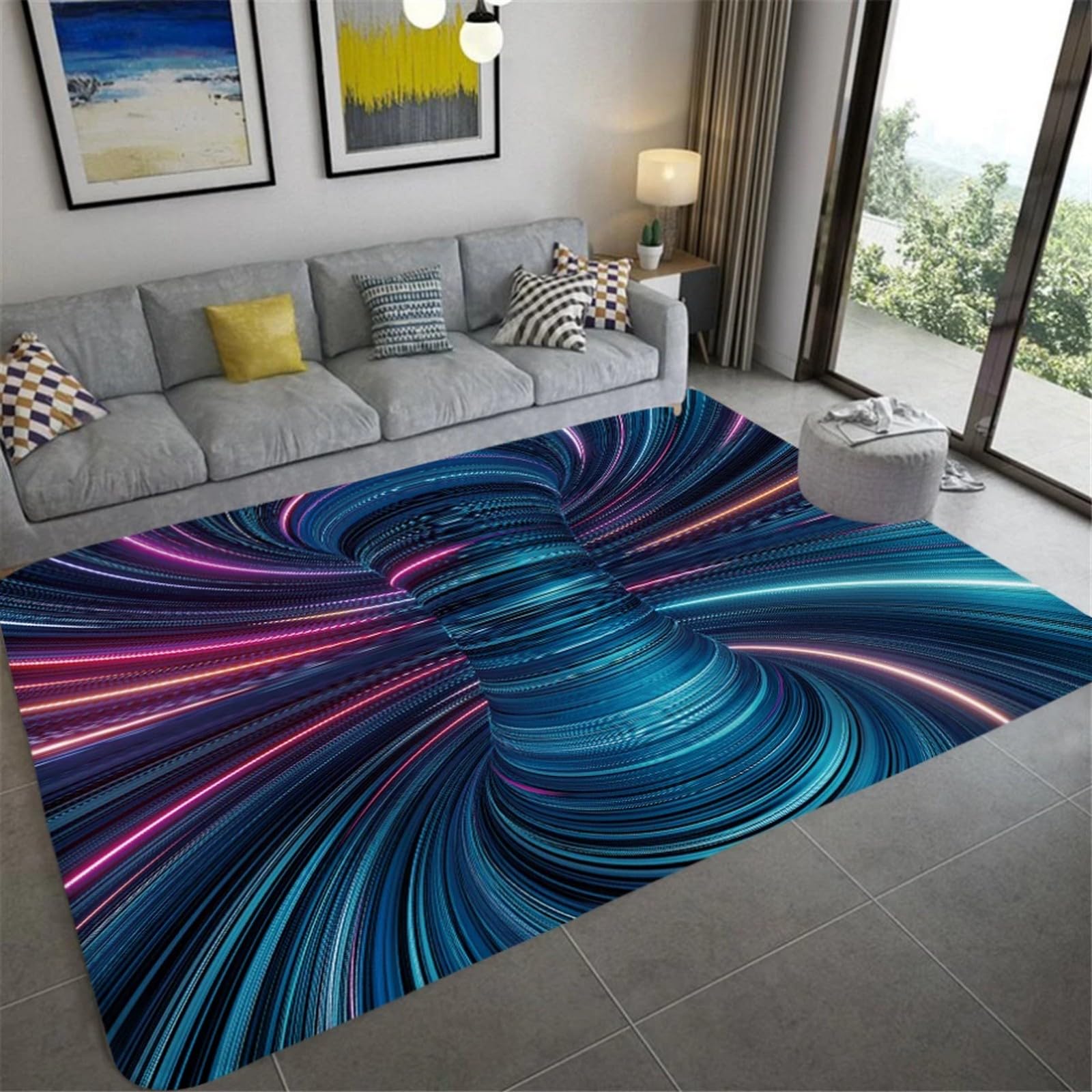 Tapis maternelle lavable 120x160 pour sécuriser les sols froids et glissants