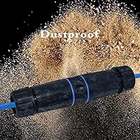 Vista 7 de ZUZONG IP68 Waterproof RJ45 Coupler Shielded Pure Copper Ethernet Coupler - Outdoor LAN Cable Connector for Cat5/ Cat5e/Cat6/Cat7/Cat8 Ethernet