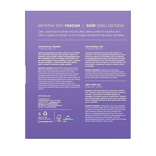 Miniatura 2 de Dermalogica Kit de rescate de piel sensible, el juego contiene: lavado facial, tónico e hidratante facial, cuidado de la piel para calmar, calmar y