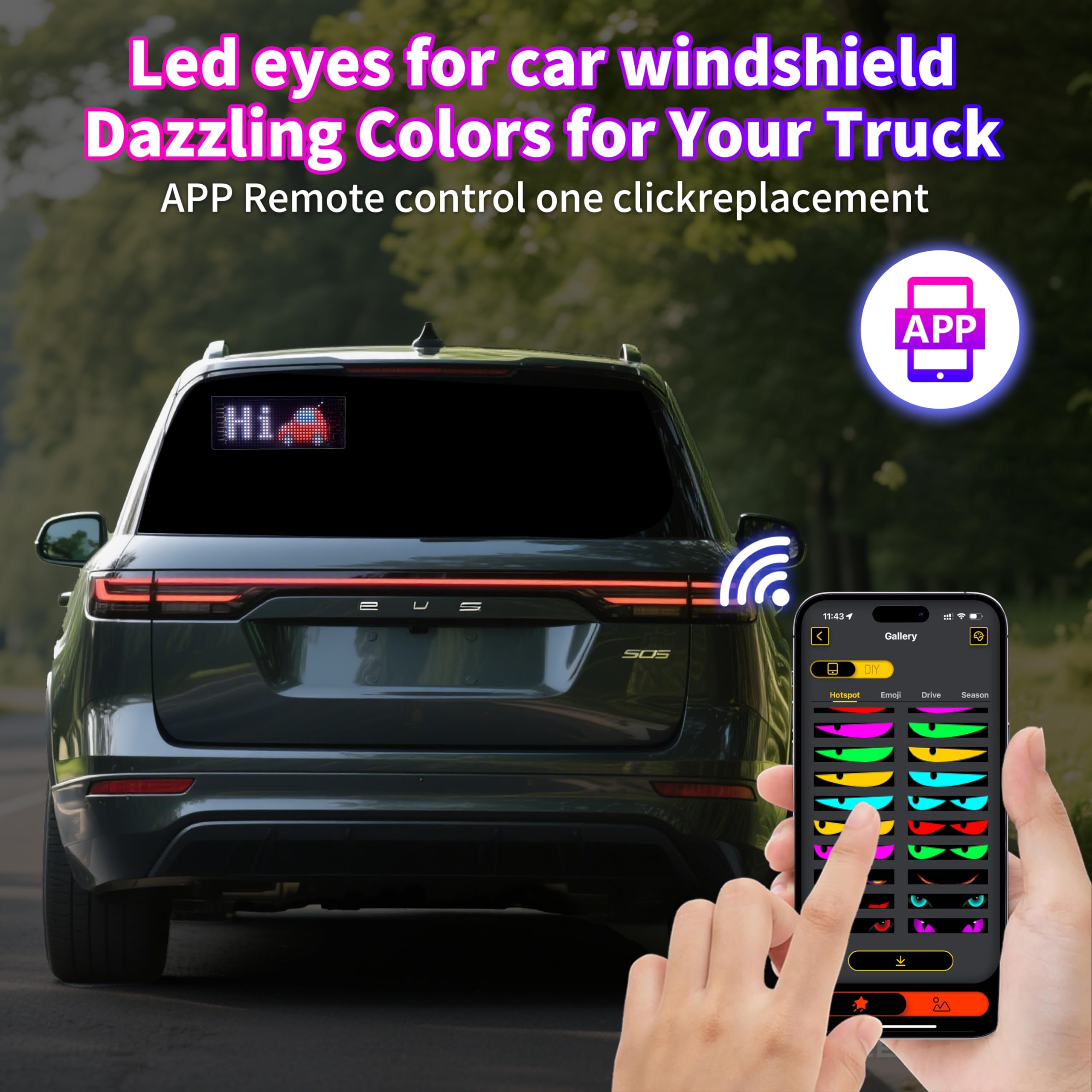 Devil Eyes Light for Cars, 2.8