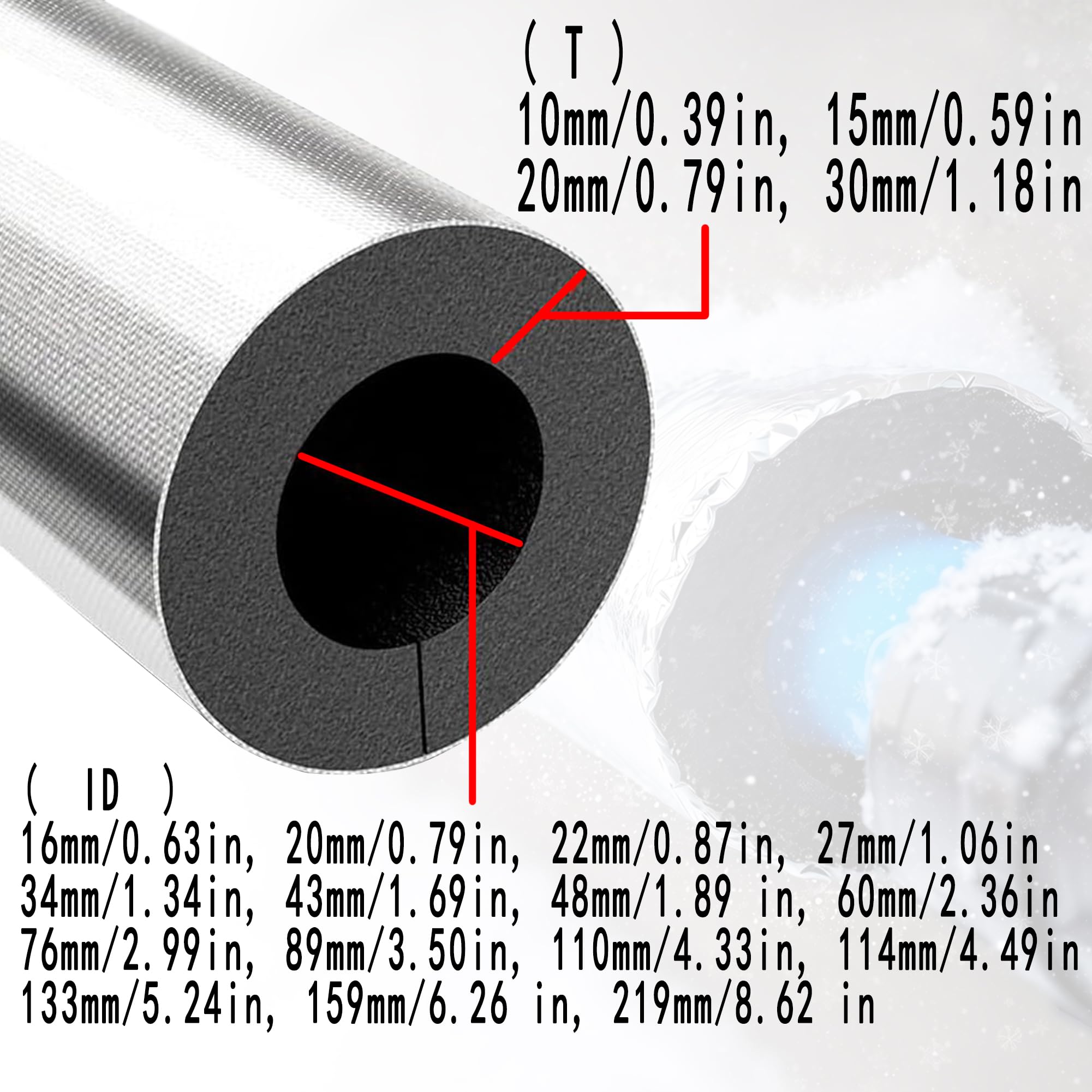 Samoprzylepna aluminiowa poduszka izolacyjna, izolacja rur