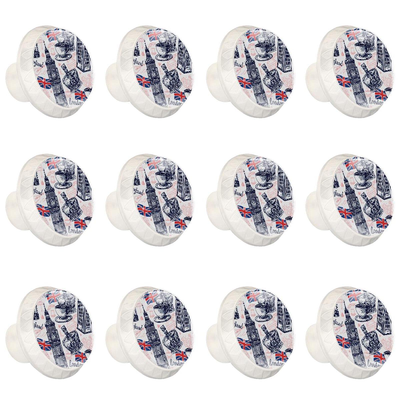 Boutons décoratifs ronds de placard pour relooker une commode
