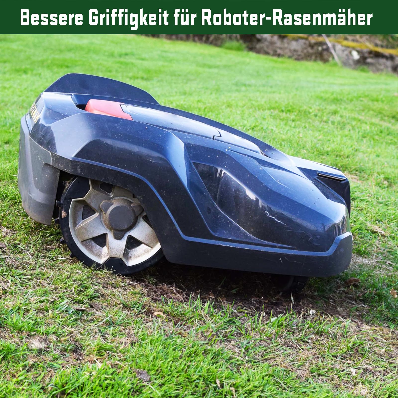 Hybridgras - Rasenfliesen aus Hybridgras für den Außenbereich (1x5m) - Strapazierfähige Grasfliesen gegen Rasenlücken - Flexibler Kunstrasen für Garten