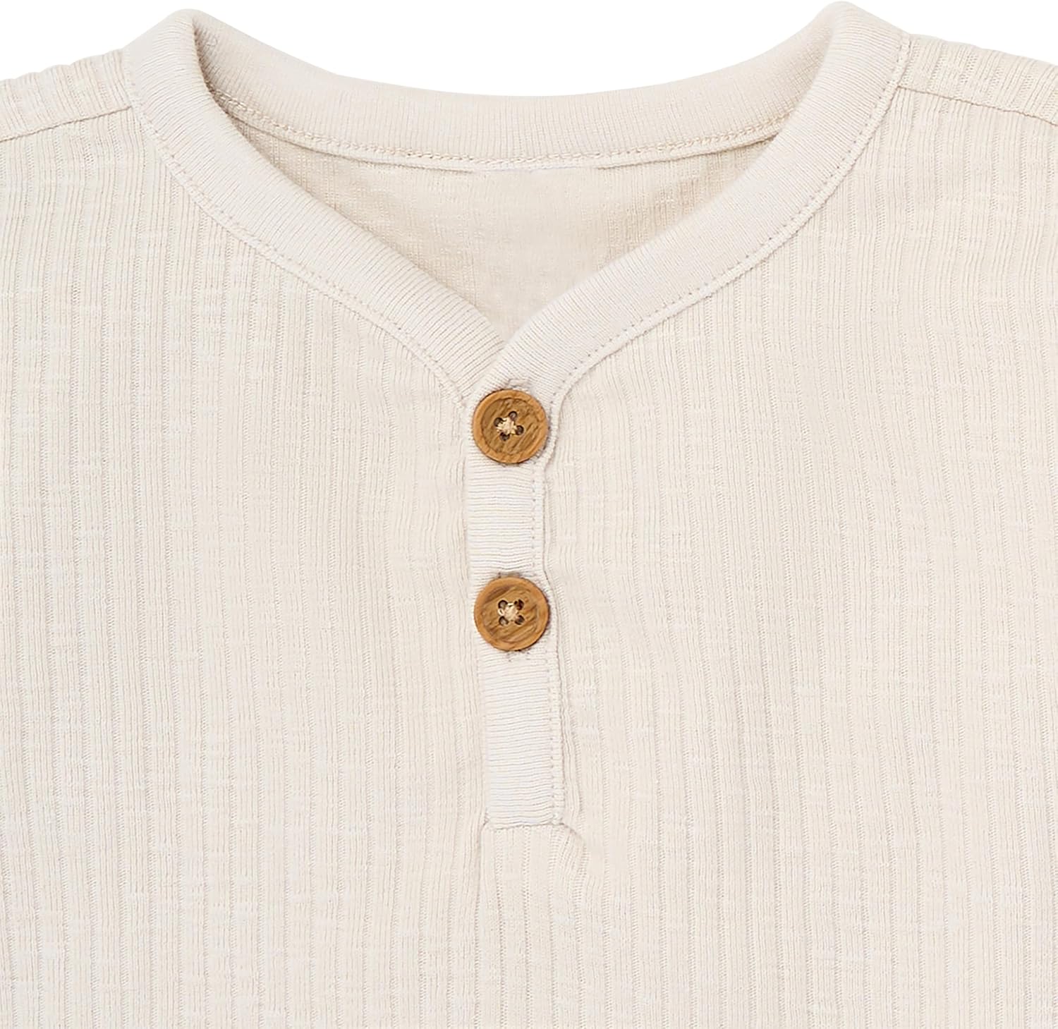 Modern Moments by Gerber Unisex Baby 4-pack Henley Top and Pants Set - Image 11