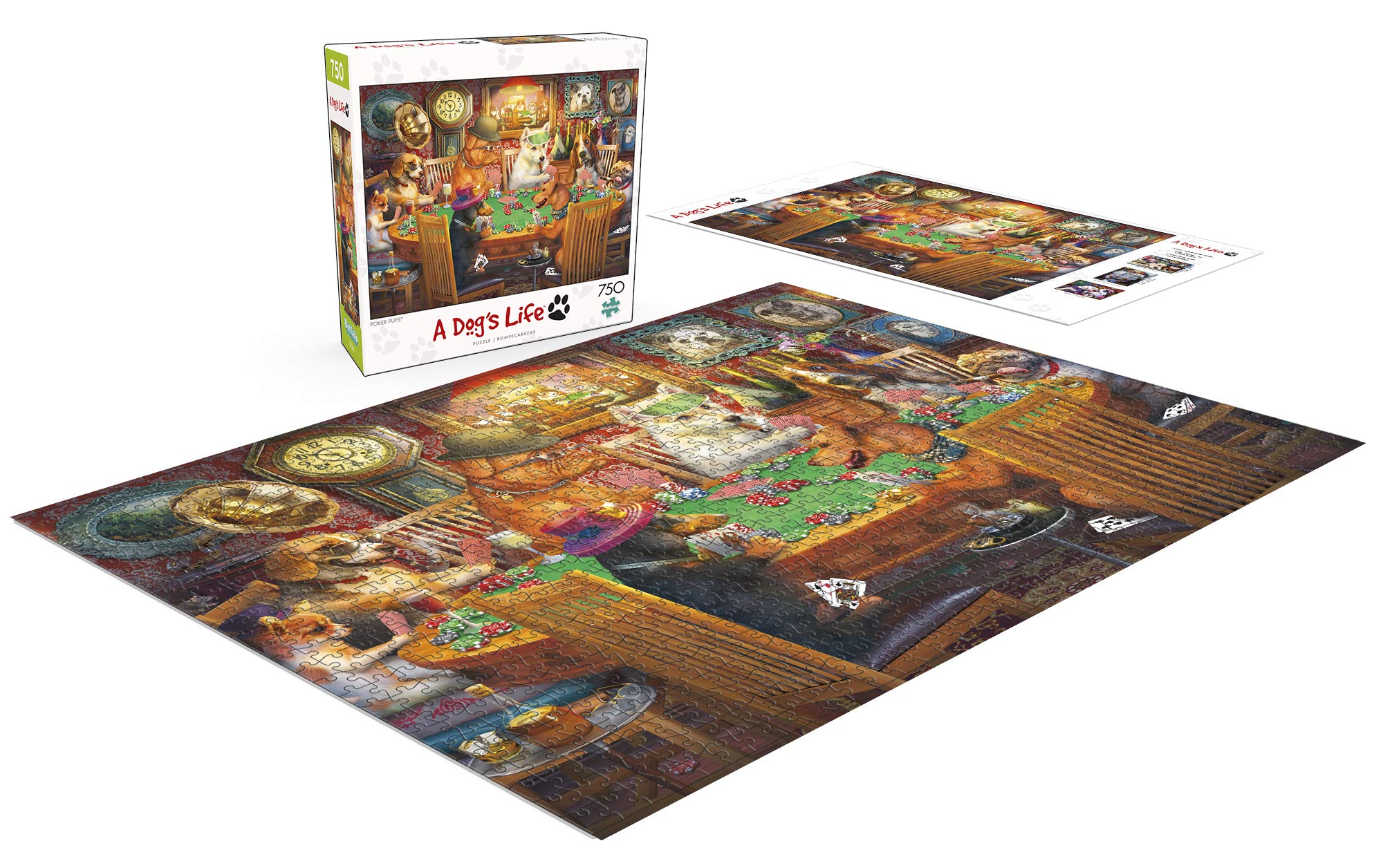 Buffalo Games - Cat Flora - Puzzle da 750 pezzi per adulti impegnativo puzzle perfetto per serate di gioco - Dimensioni finite 24,00 x 18,00