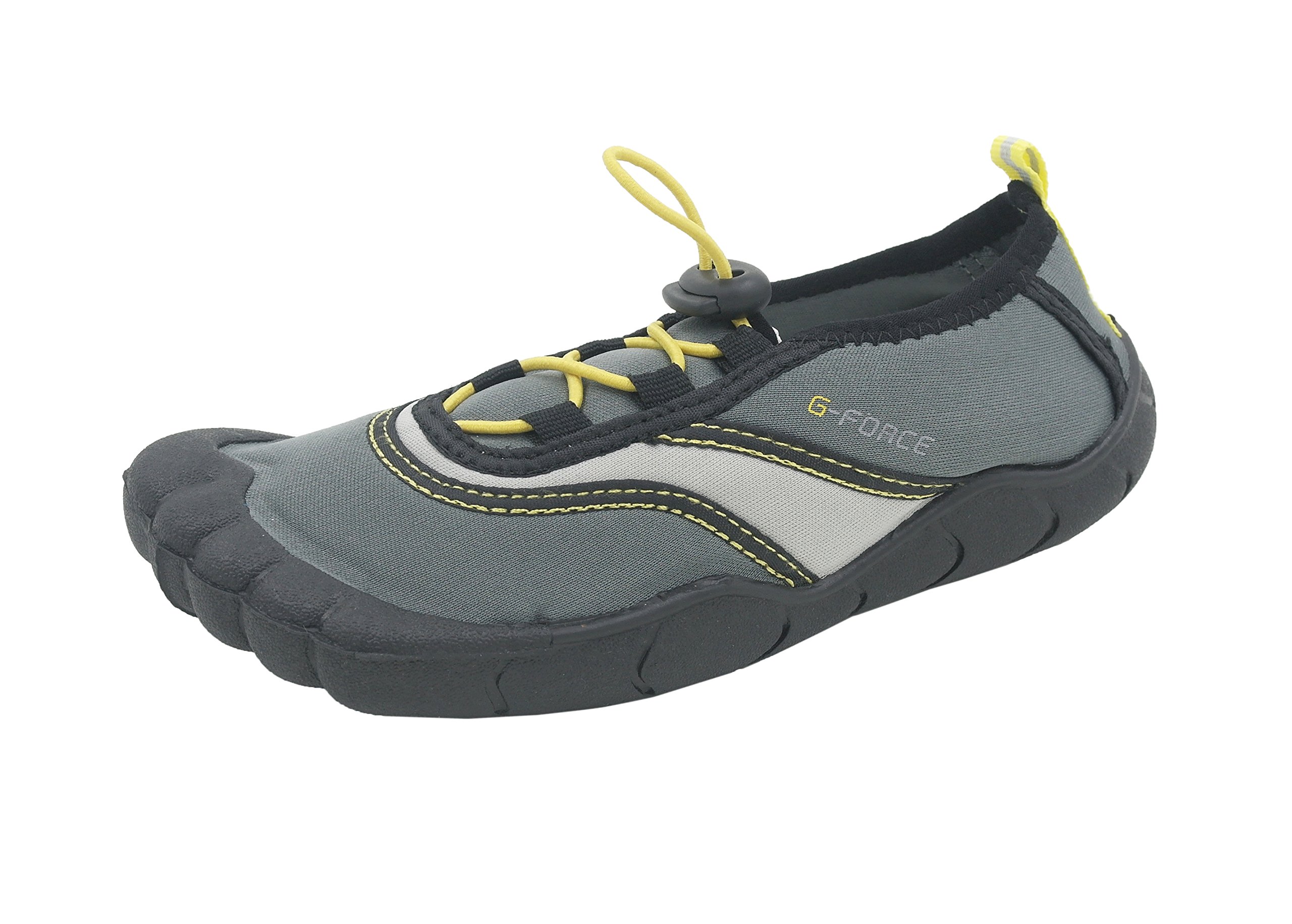 GUL Junior Aqua Shoe Beach Shoes - Black/Yellow 10 UK Child