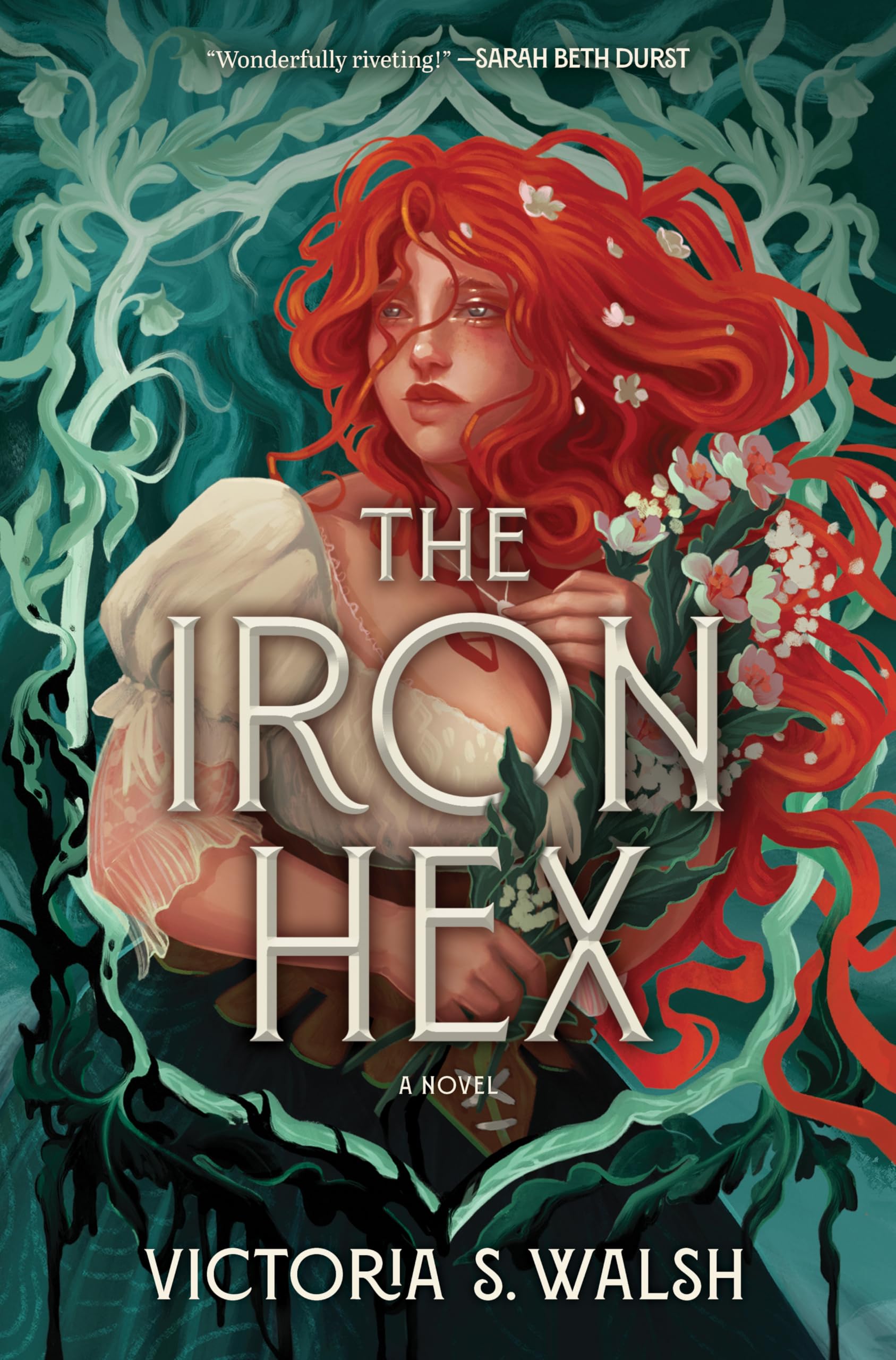 Cover of The Iron Hex: A Captivating Fantasy Romance of Outlawed Magic and Forbidden Love