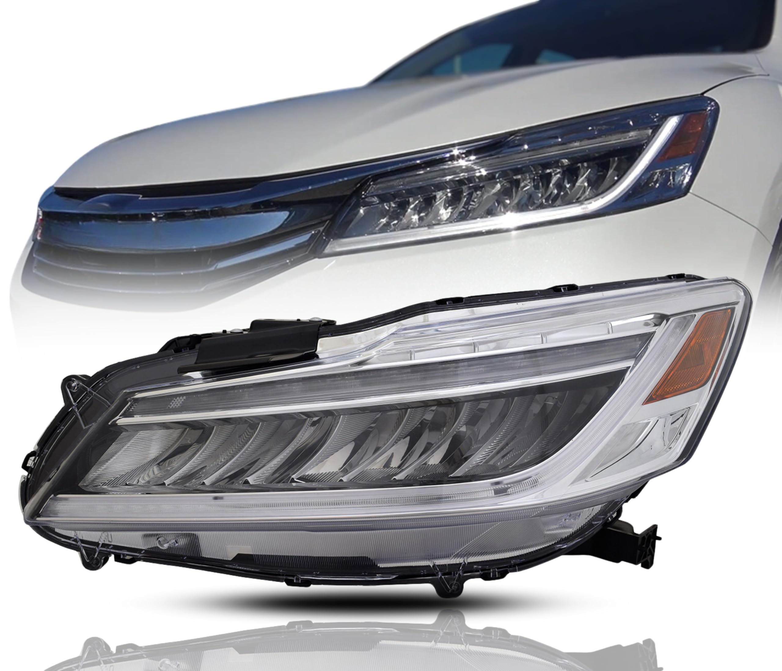ALLIGATOR Full LED Headlight Assembly (Left Driver, 2016–2017 Touring)