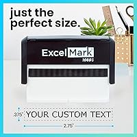 Vista 2 de ExcelMark One Line Custom Rubber Stamp (Custom Long)