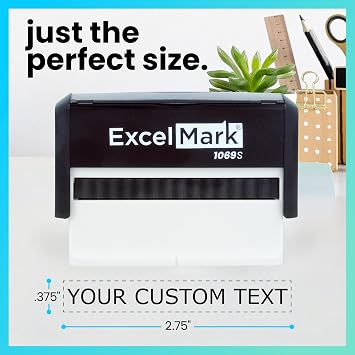 ختم المطاط المخصص ExcelMark One Line (طويل مخصص)