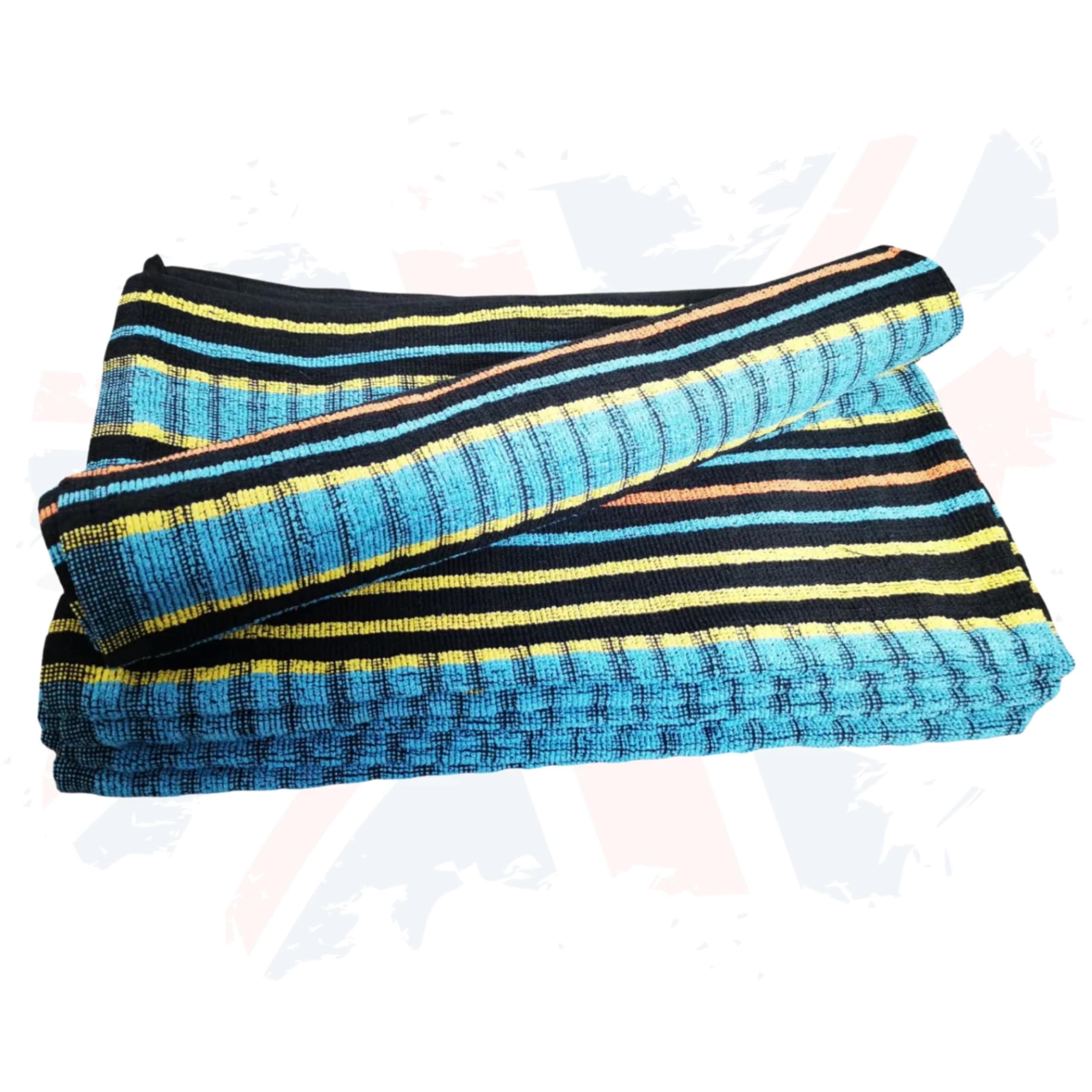 Click & Receive Blue 100% Cotton Terry Tea Towels – Set Of 2 For Everyday Kitchen Use - 50Cm X 70Cm (Blue)