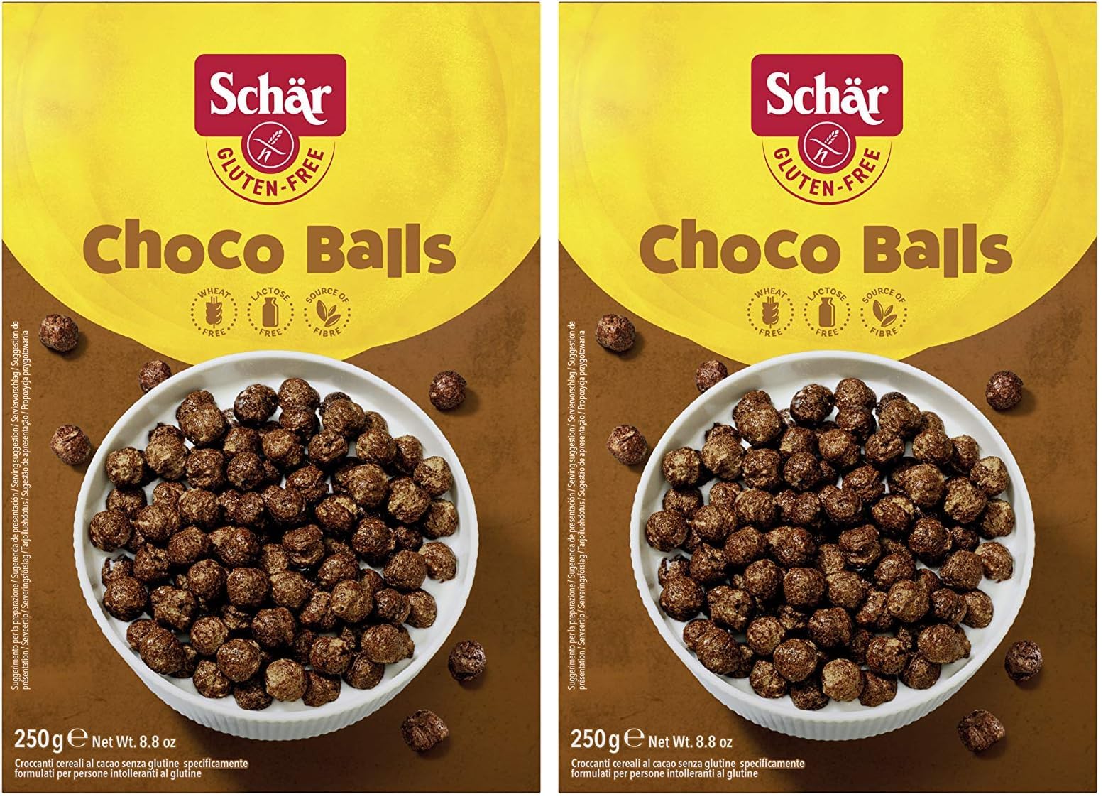 Schar Choco Balls Glutensiz Çikolata Kaplı Mısır Gevreği 250 gr (2 paketi)