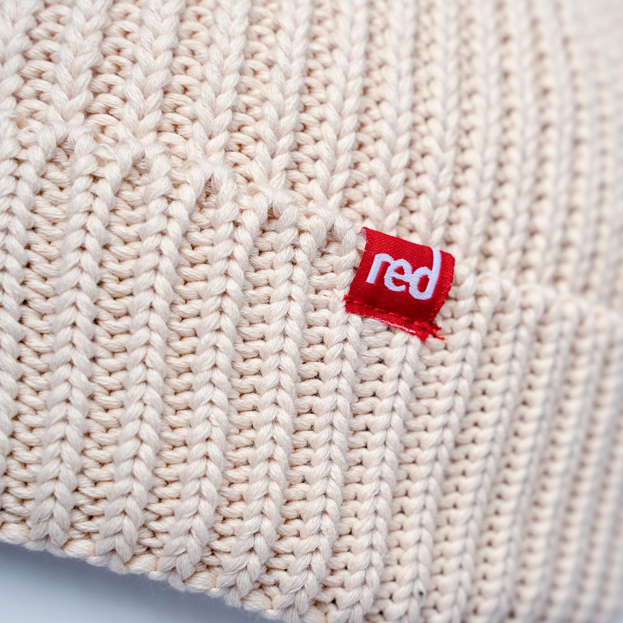 Red Original Flow Beanie - Unisex - 100% Bio-Baumwolle - Einheitsgröße