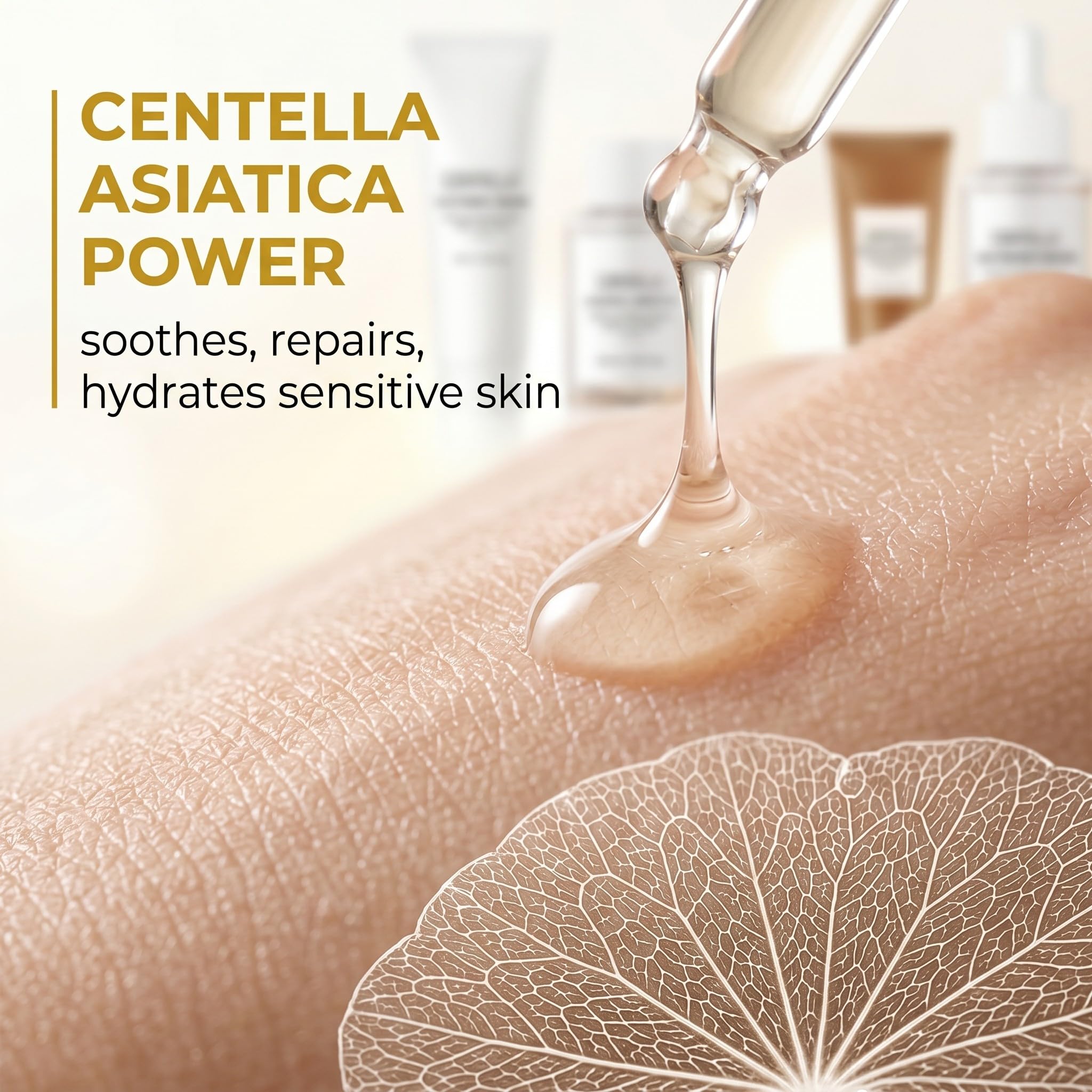 5 Pezzi Skincare,Centella Cleansing Oil + Siero Asiatica + Detergente Viso,Deep Cleansing Foam,Portatile Per Pelli Sensibili