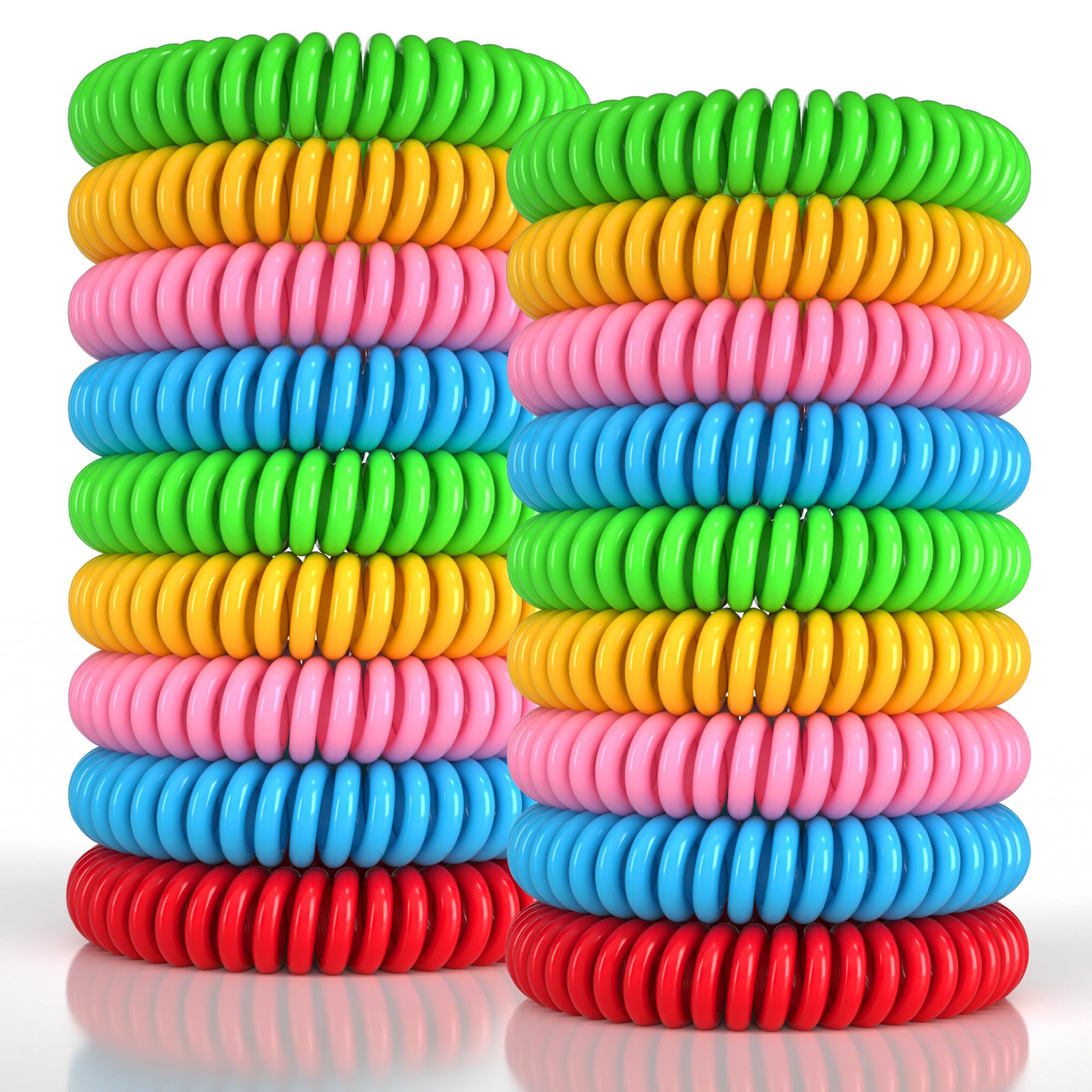 BuggyBands 18 Pack DEET-Free Mosquito Repellent Bracelets for Adults &amp; Kids