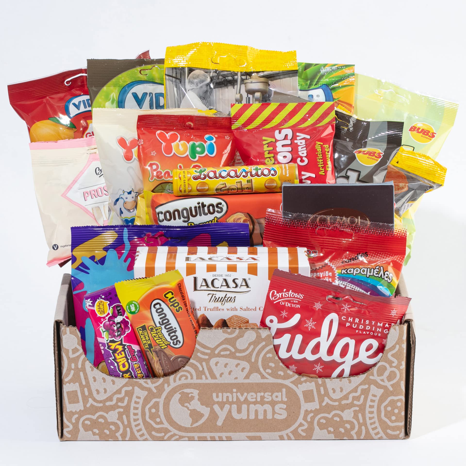 Universal Yums Exotic Candy Box Gummies Chocolates From Around The