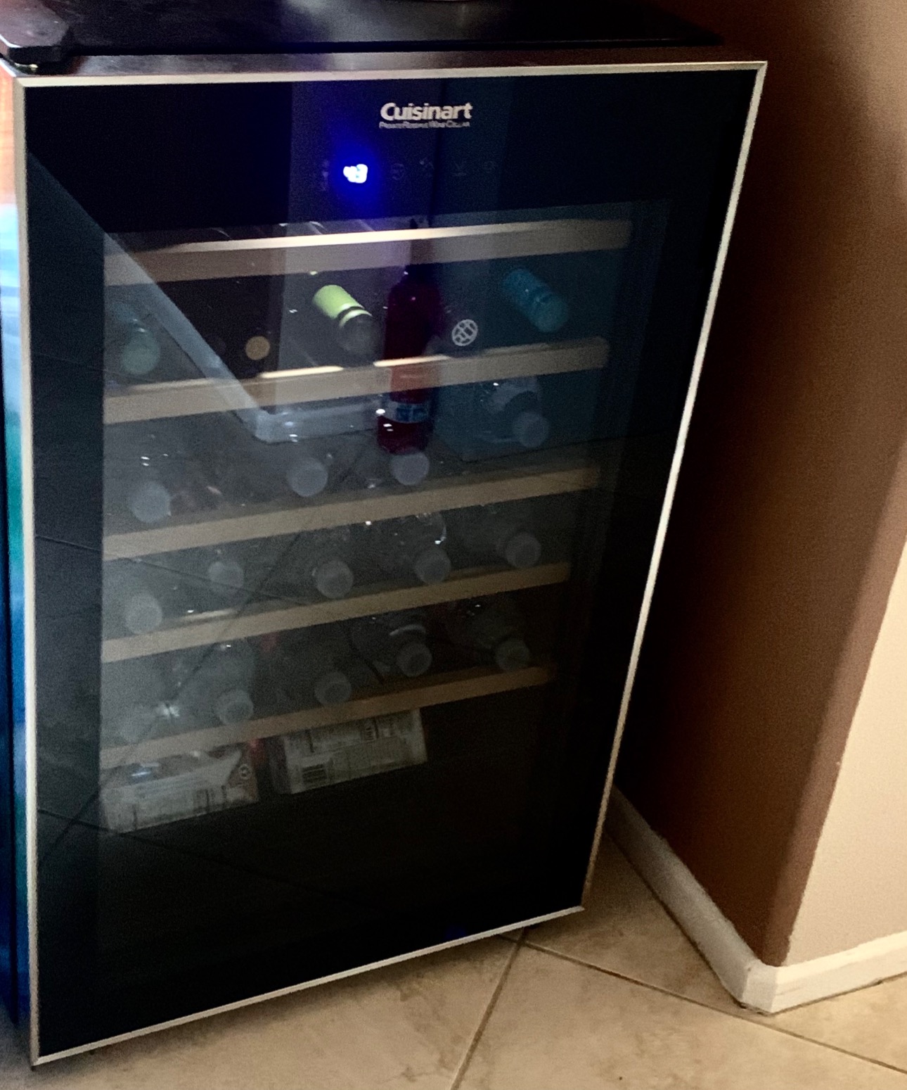 43/mo Finance KUPPET 28 Bottle Wine Cooler, Counter Top Wine Cellar