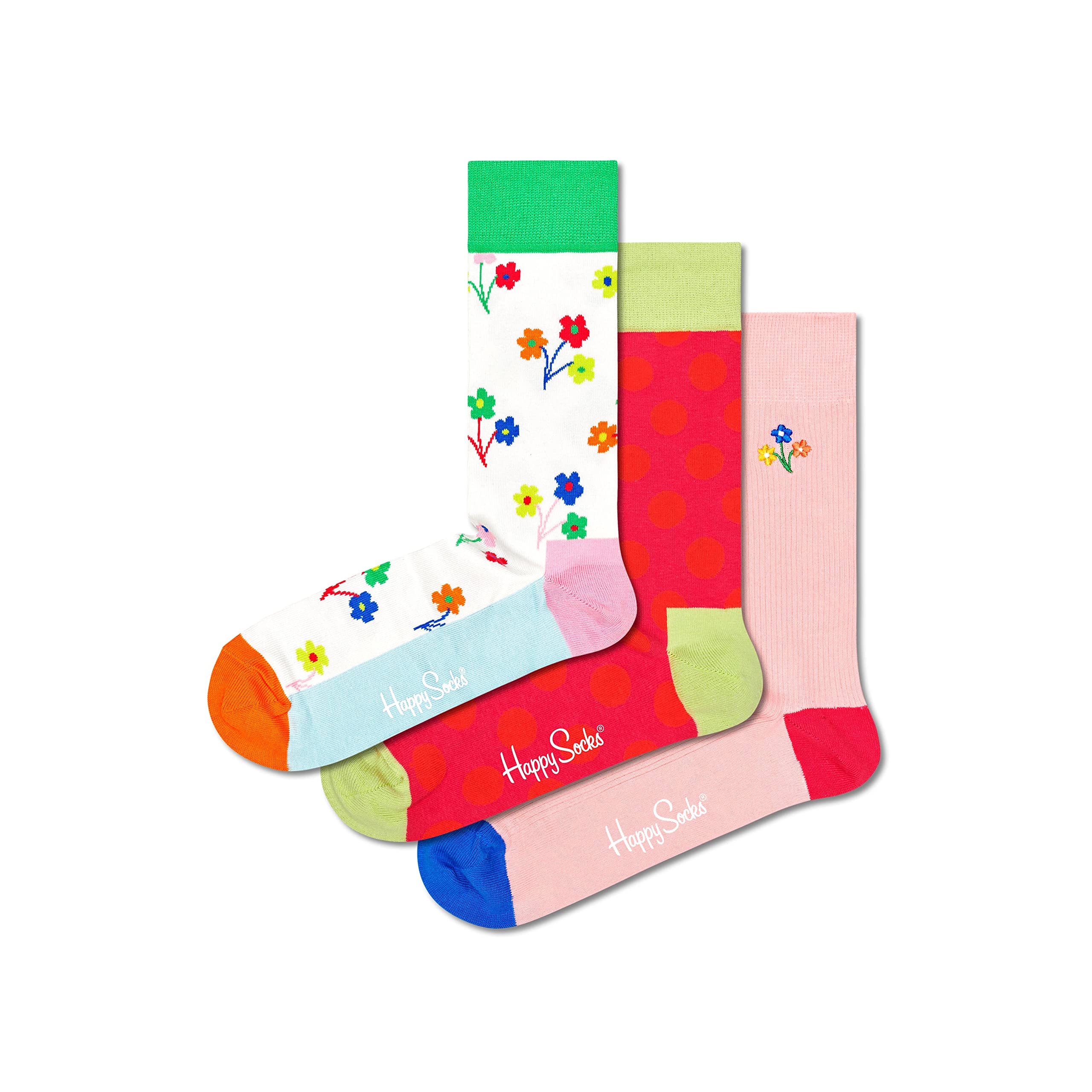 Happy Socks Summer Styles – Baumwollsocken für Männer und Frauen – mit farbenfrohen Blumen-, Pool- und Sommermustern