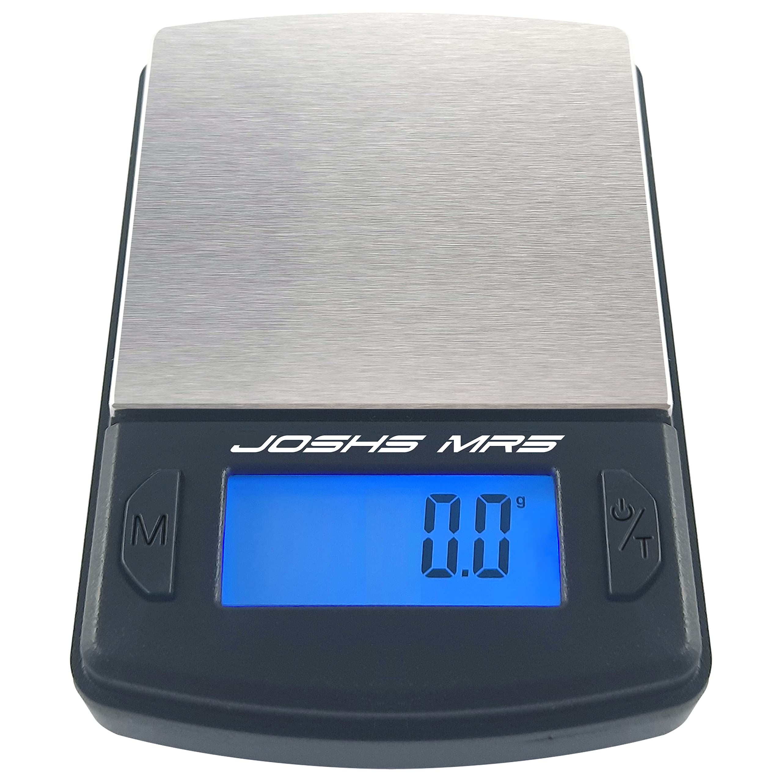 Joshs Waga cyfrowa MR5 | waga precyzyjna ważąca w odstępach 0,1 g do 500 g lub 0,5 kg | waga kieszonkowa | waga do monet | gramów | waga pocztowa | wyświetlacz LCD
