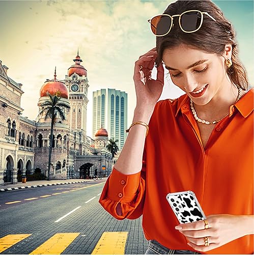 Miniatura 5 de CCFUNCASE Funda A53 para teléfono compatible con Samsung Galaxy A53 0.18 oz 2022 diseño de vaca lindo (silicona para mujer, diseño de goma, a la