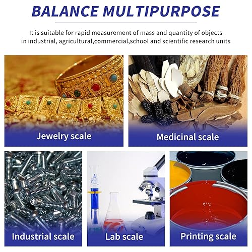Miniatura 6 de Báscula de conteo industrial Pesaje de laboratorio de alta precisión Balanza electrónica precisa Báscula científica de laboratorio Multiunidades