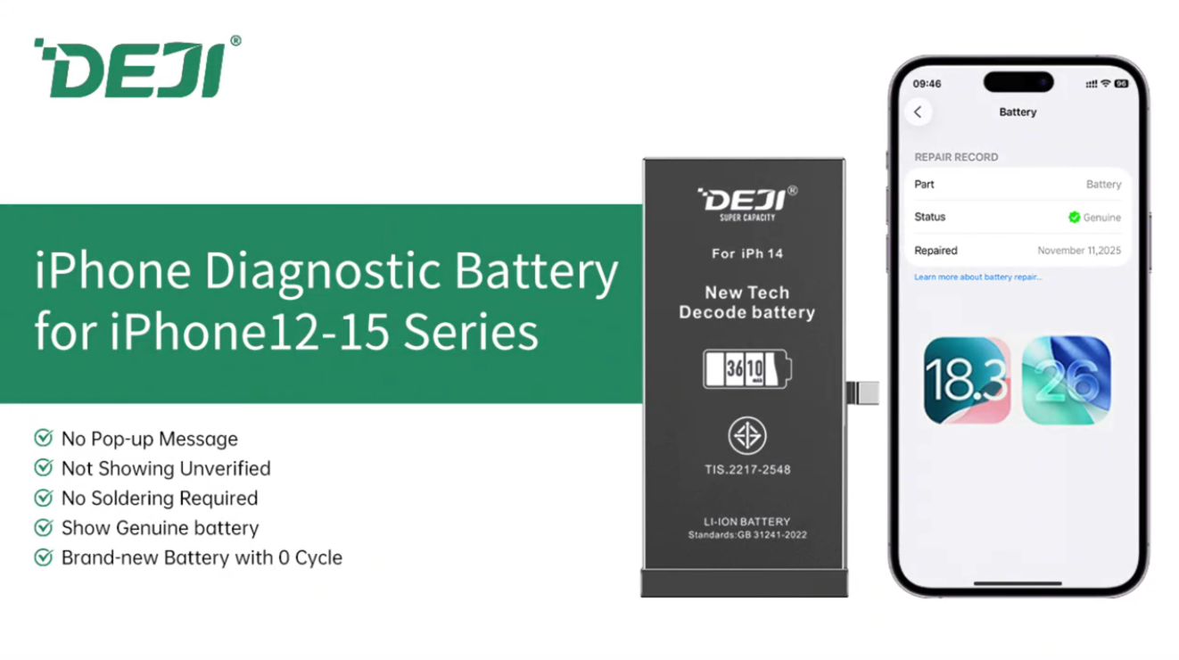 Amazon.com: Deji for iPhone 12/12 Pro Battery Replacement, 3310mAh