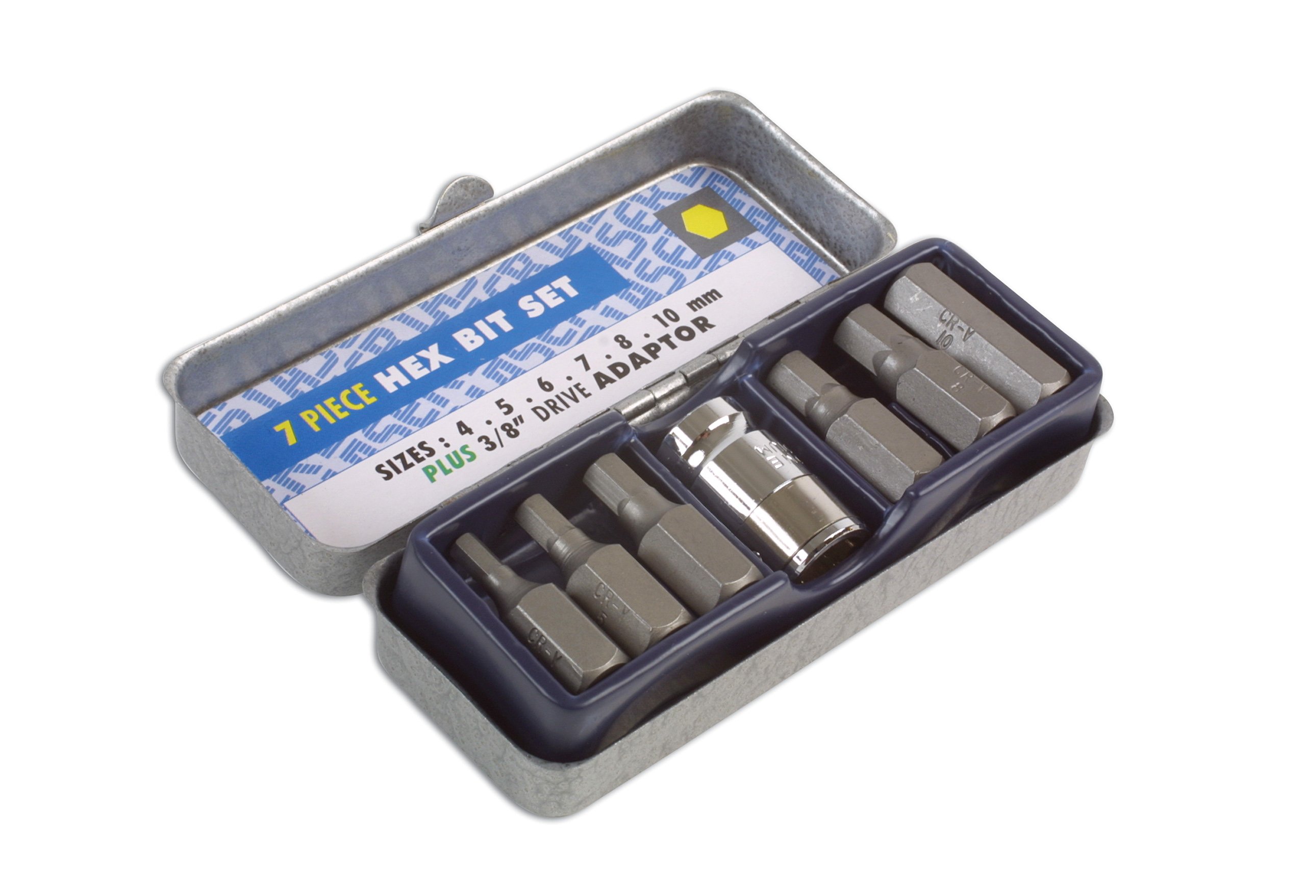 Laser 0593 Hex Bit Set 7pc, Variety Pack - Image 2