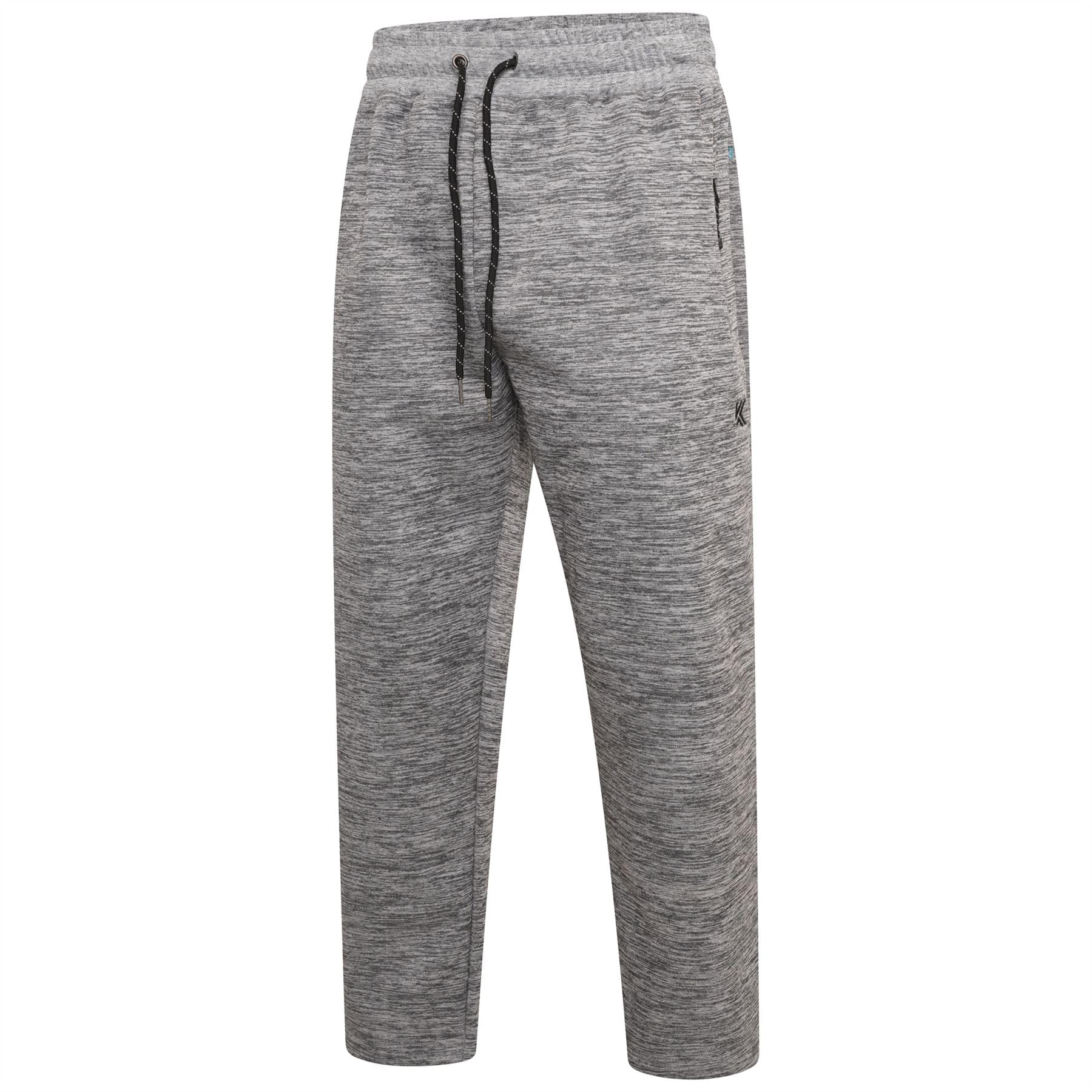 Kam Active Performance Marl Sports Jog Pants for Mens (KBS AP006) Grey, 4XL
