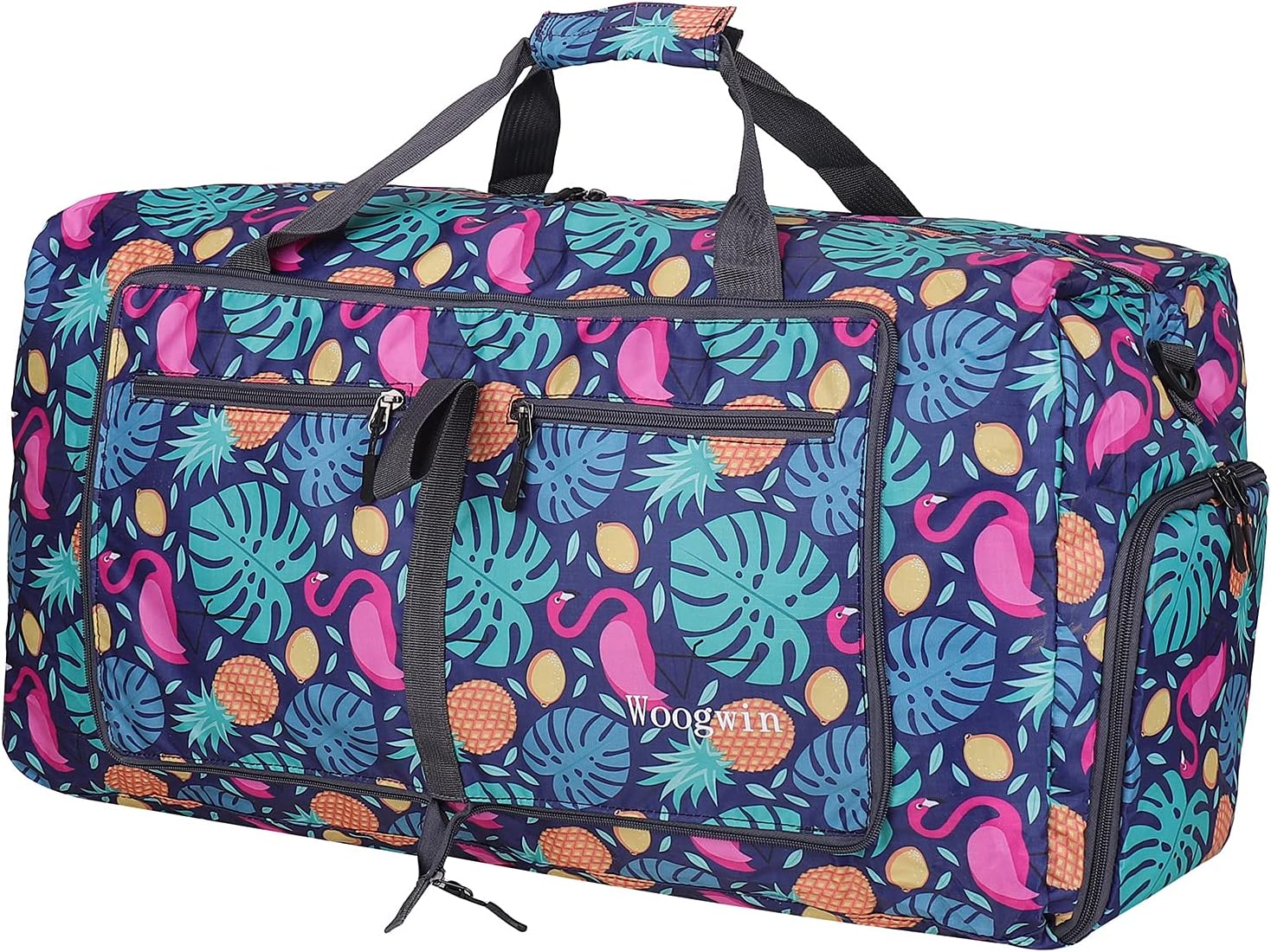 Woogwin Travel Duffel Bag Large Foldable Waterproof Overnight Bag for Beach Swim Bags Pool Sports Gym