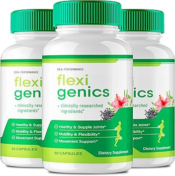 Amazon.com: Flexigenics Capsules, Flexigenics Supplement Pills, Flexigenics - Maximum Strength, Flexi Genics Advanced Formula Pills, Flexi Genics All Natural Formula, Flexigenics Pills Reviews (3 Pack) : Health & Household