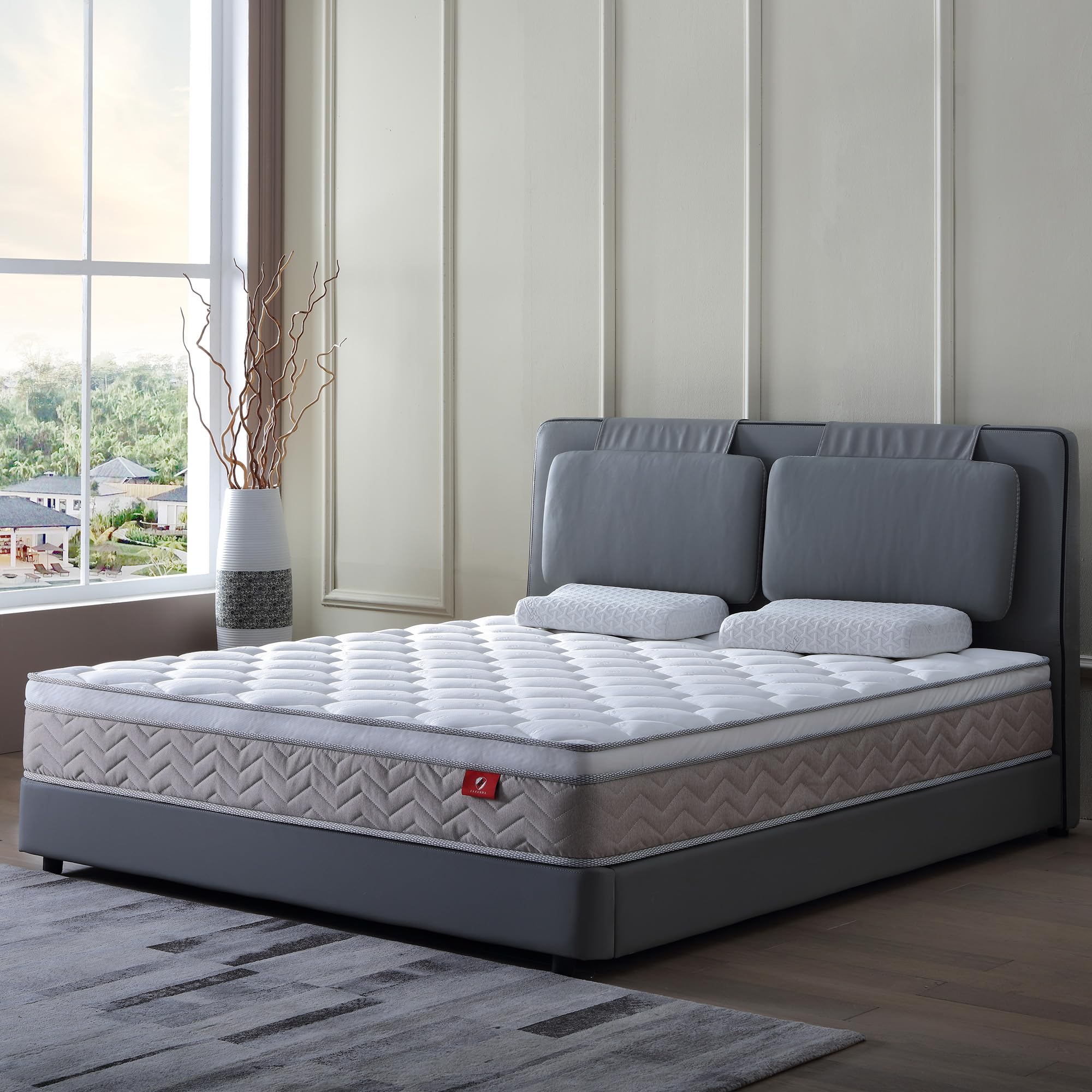 Amazon.com: KEIKI Full Mattress, 12 Inch Hybrid Mattress in a Box