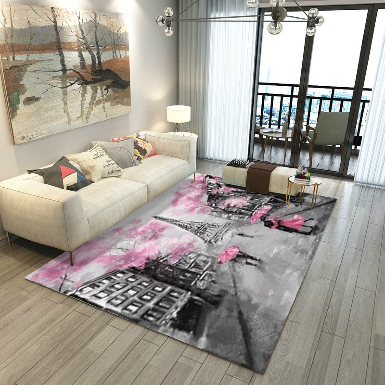 Amazon | 復古ラグ カーペット マット 洗える160*230cm低反発 北欧