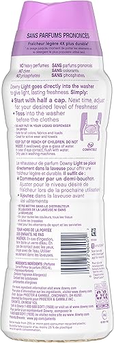 Vista 116 de Downy Perlas elevadoras de aroma ligero para lavadora, aroma a lavanda blanca, 13.4 onzas, sin perfumes pesados
