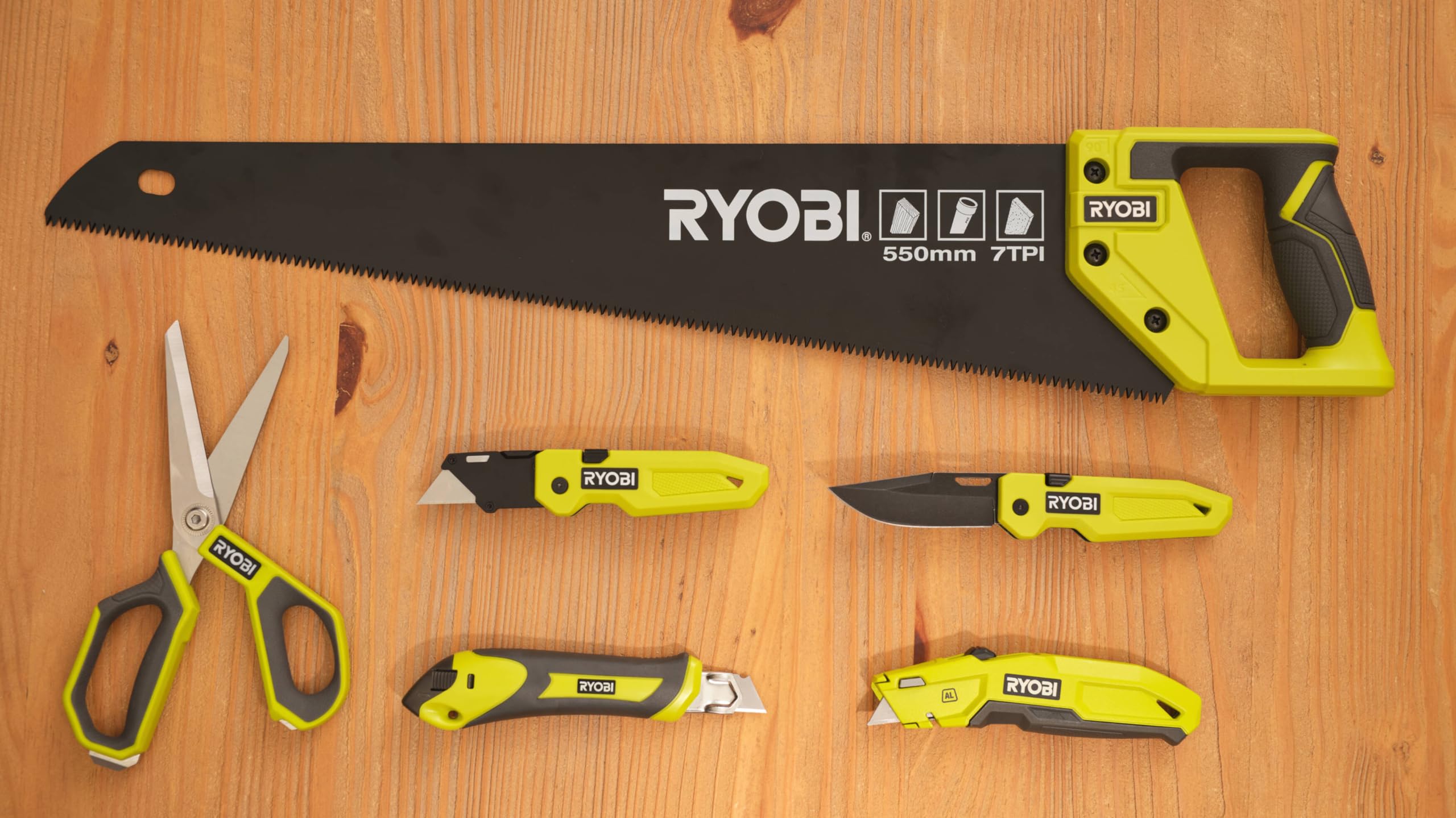 Ryobi RHCSS01 Straight Scissors, Silver/Yellow - Image 4